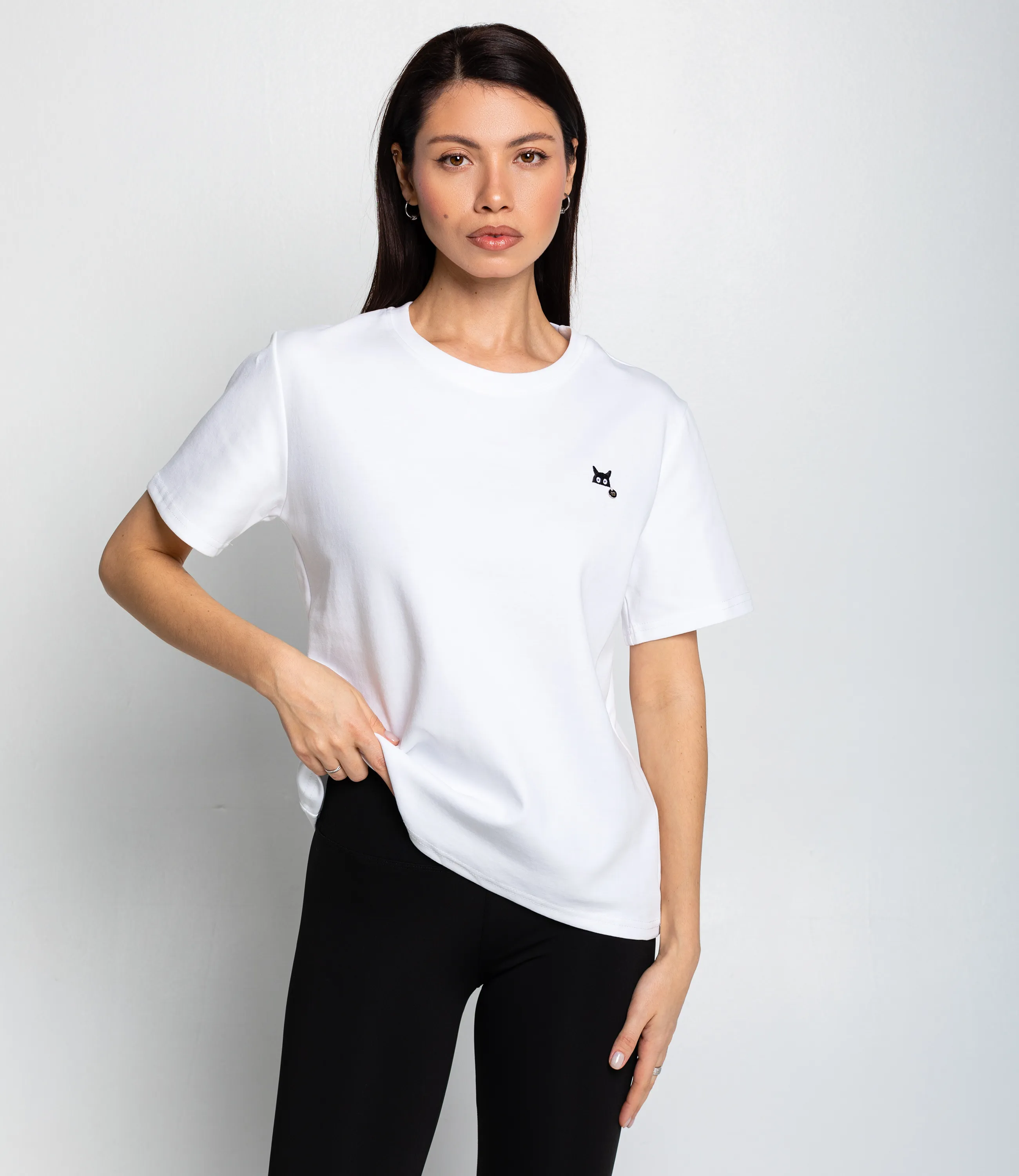 Футболка #КТ30811, белый - фото 1