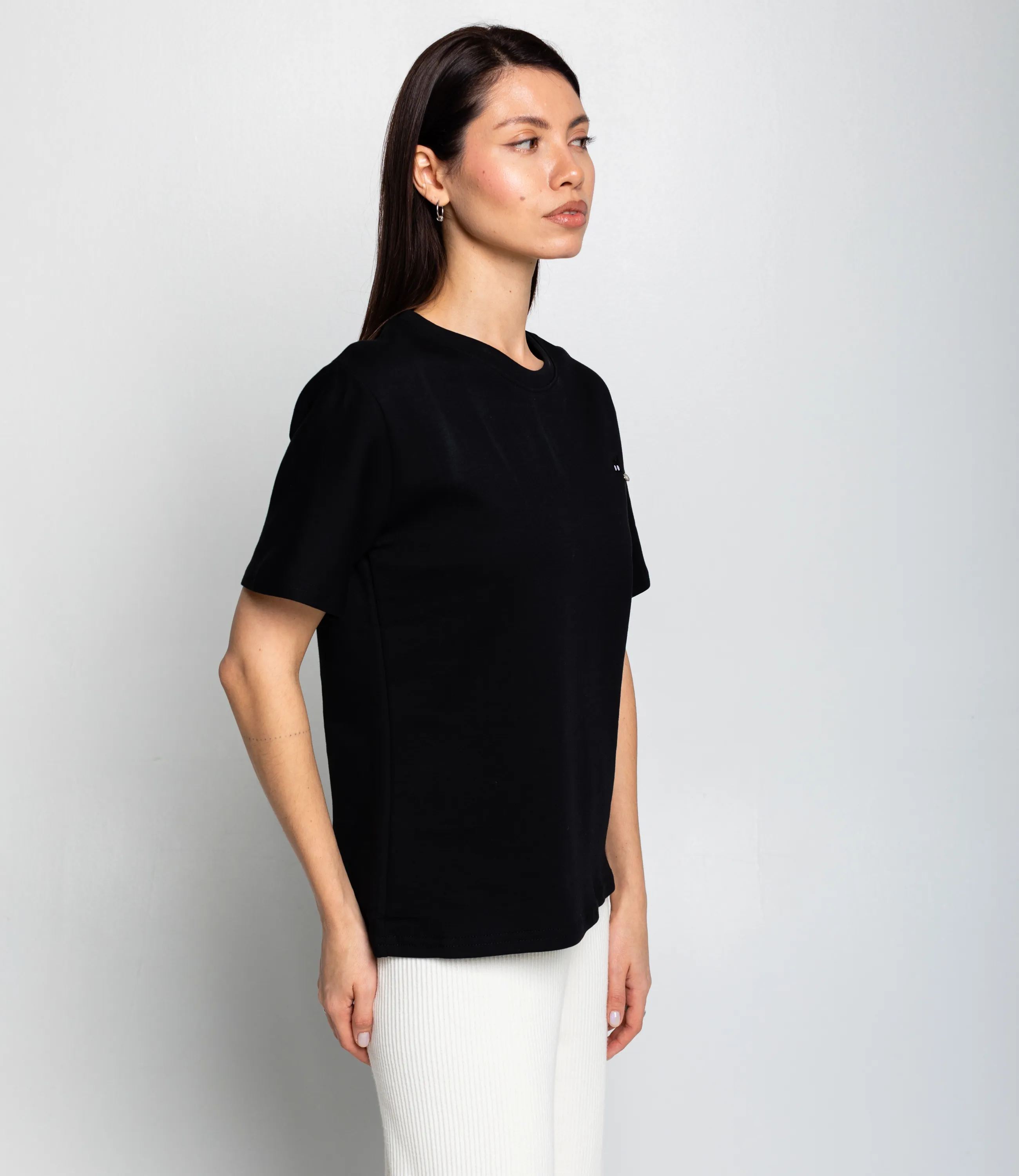 Футболка #КТ30811, чёрный - фото 2