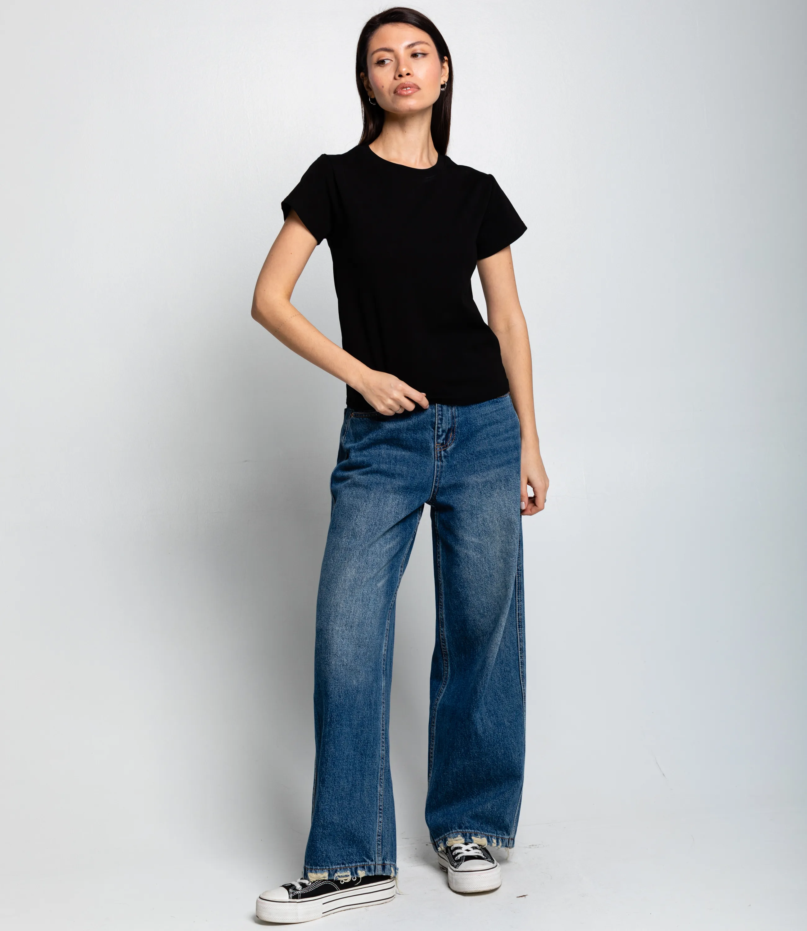 Футболка #КТ250361, чёрный - фото 4