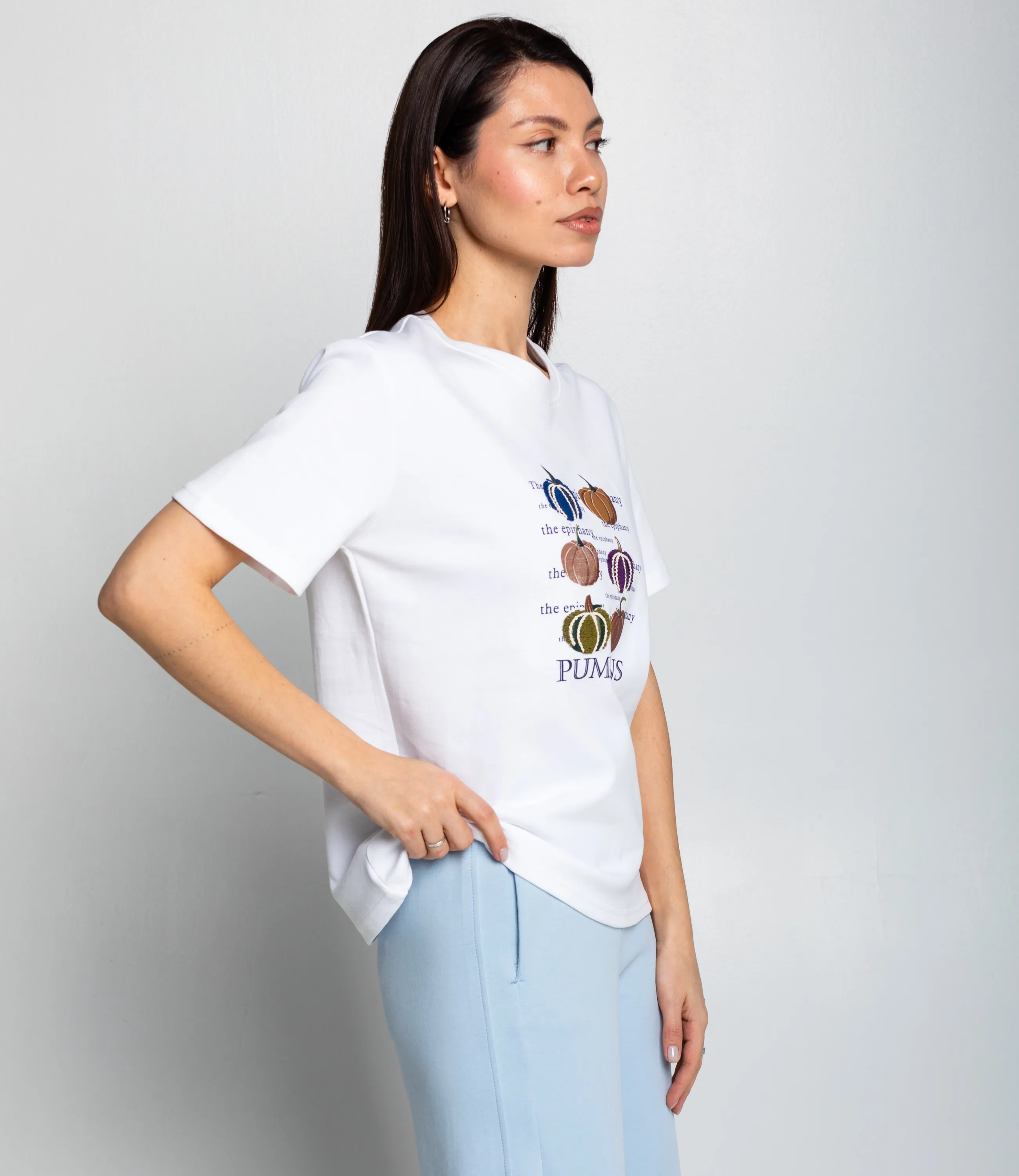 Футболка #КТ30813, белый - фото 2