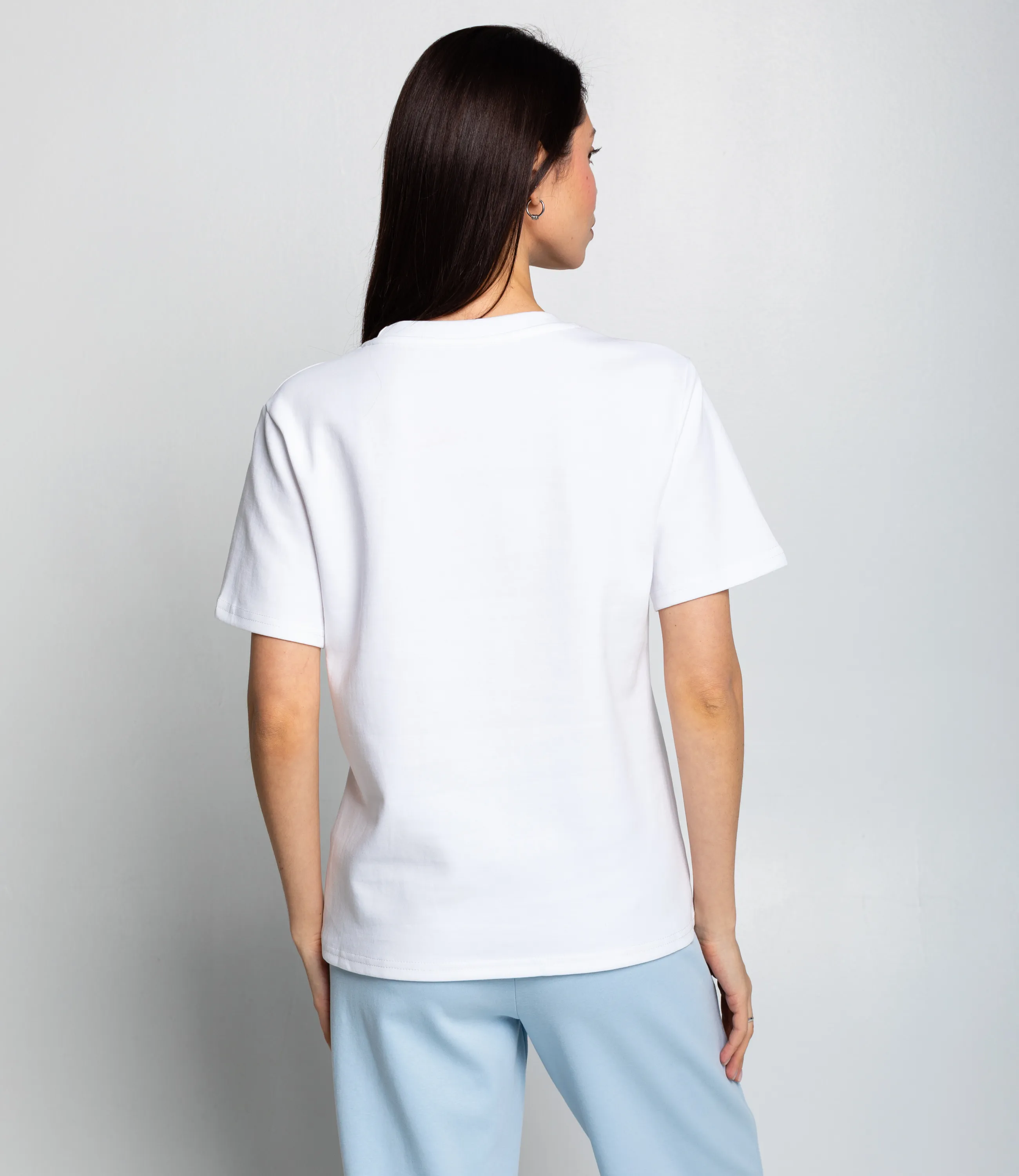 Футболка #КТ30813, белый - фото 3