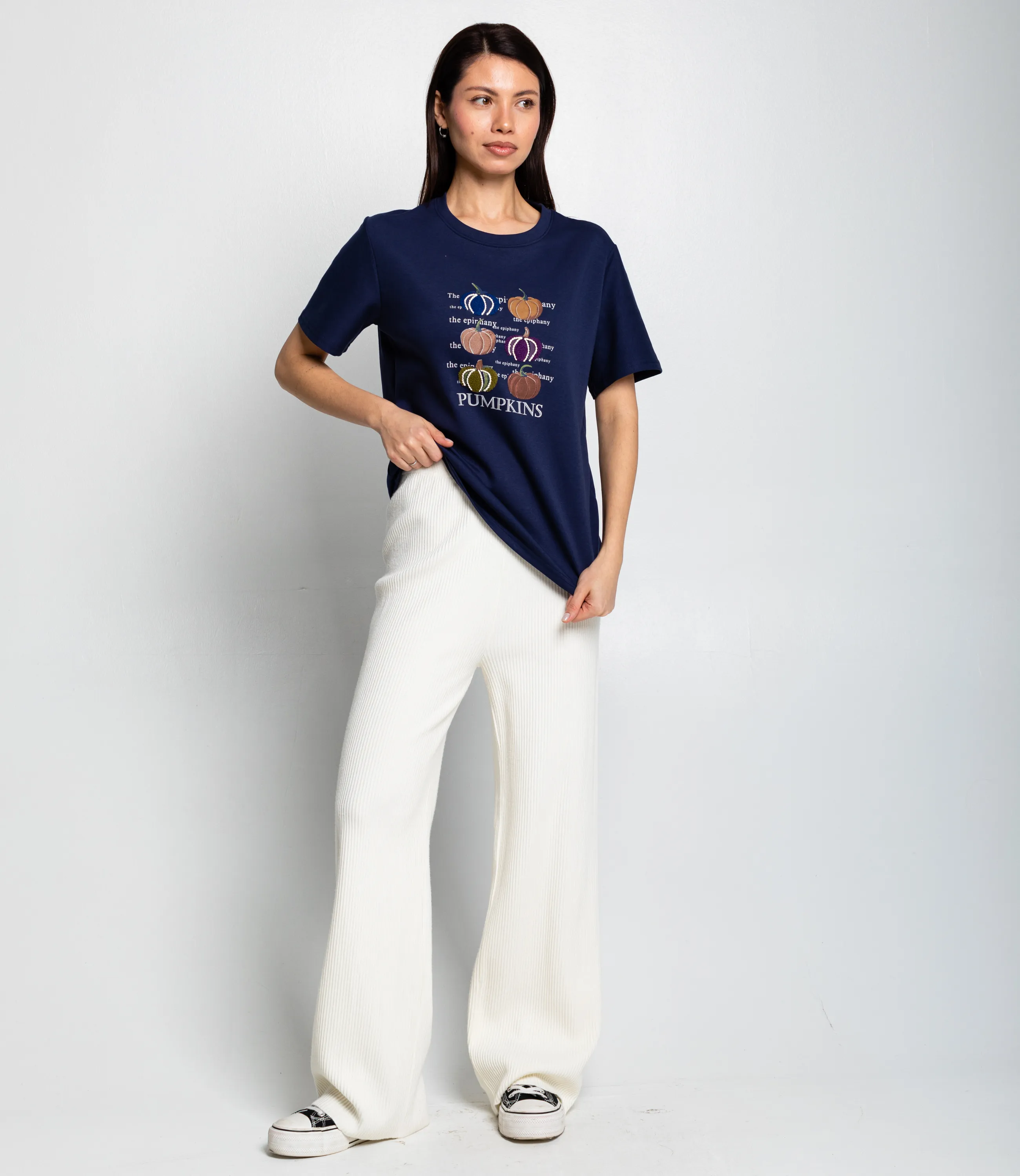 Футболка #КТ30813, тёмно-синий - фото 4