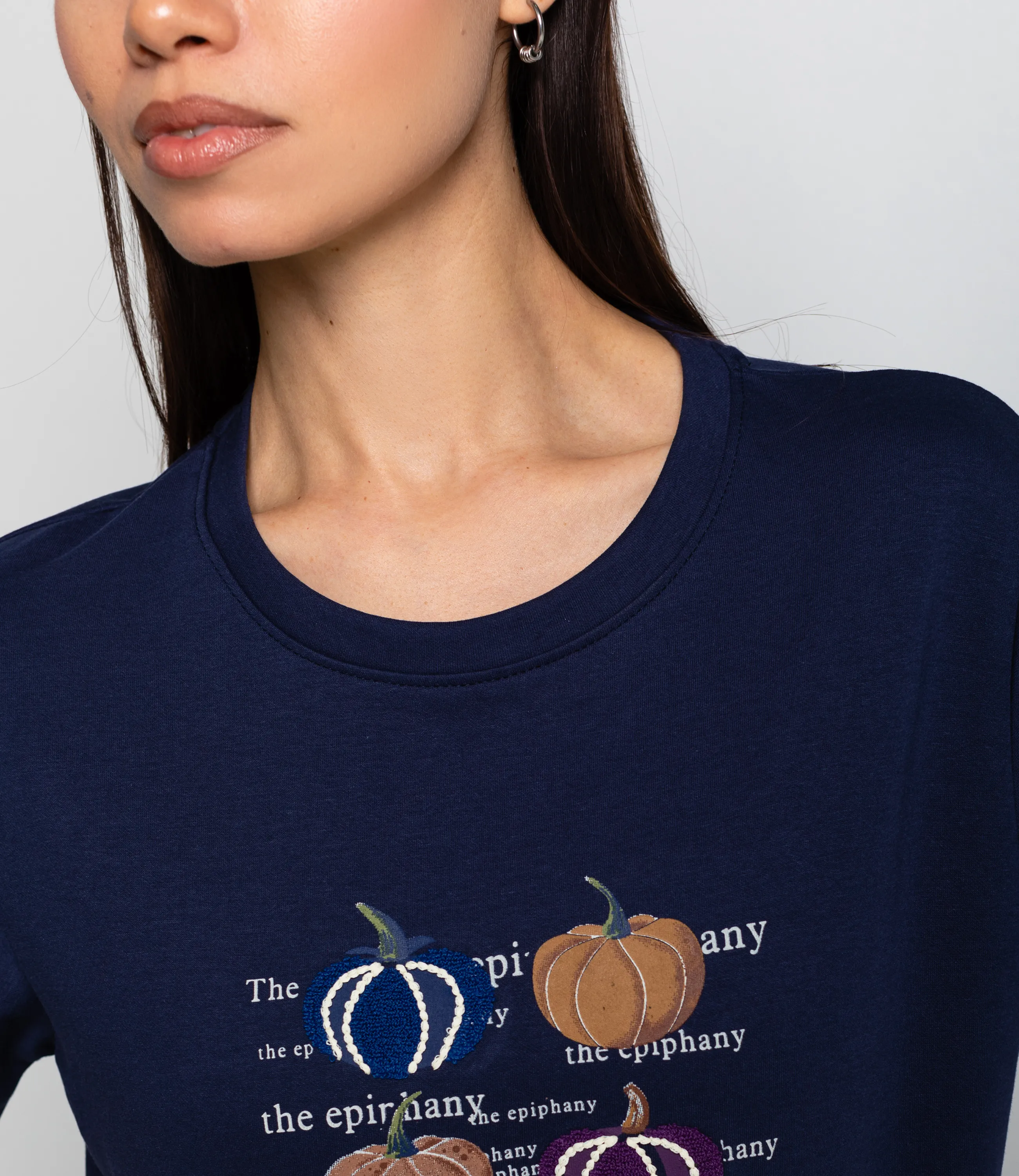 Футболка #КТ30813, тёмно-синий - фото 5