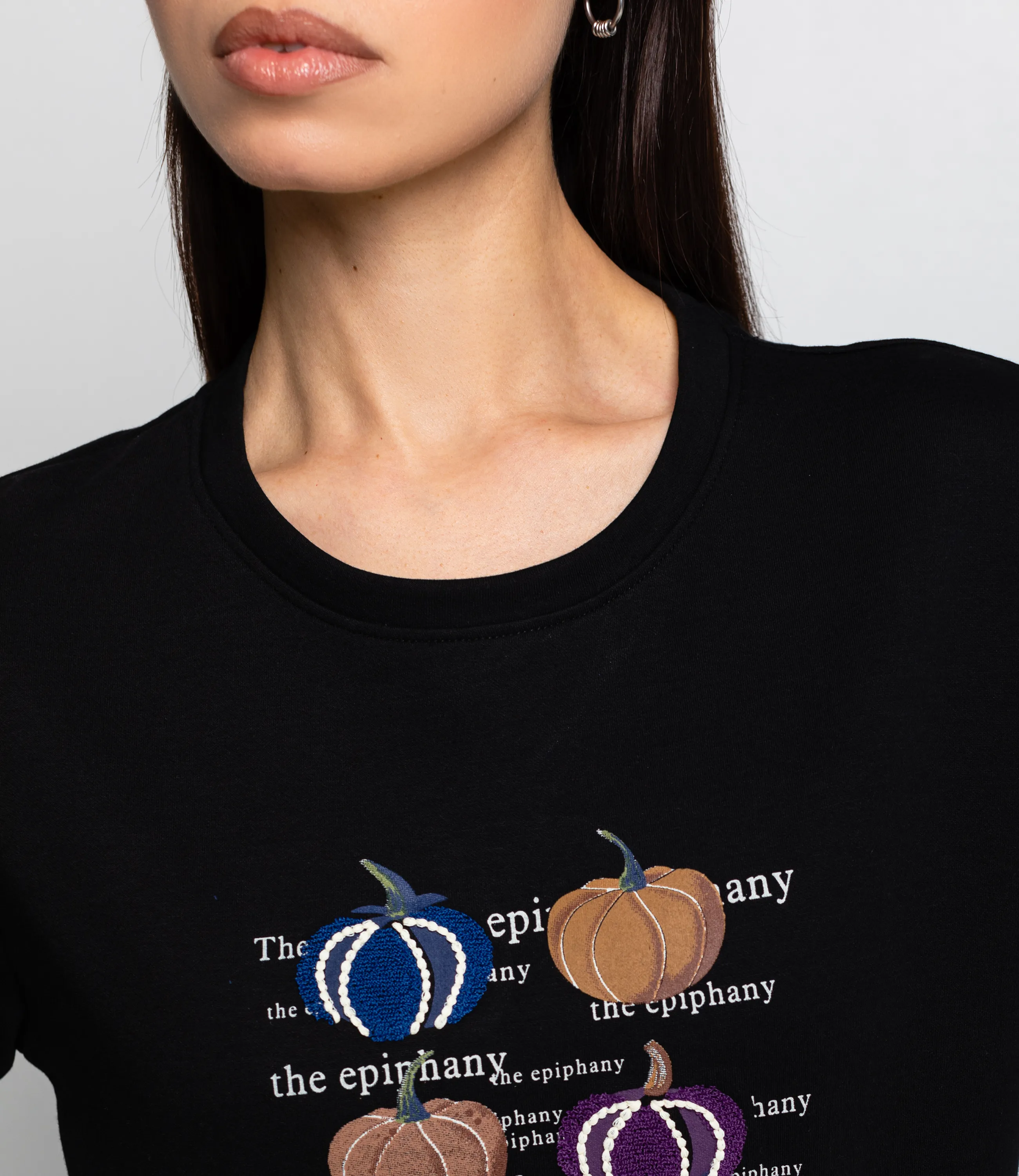 Футболка #КТ30813, чёрный - фото 5