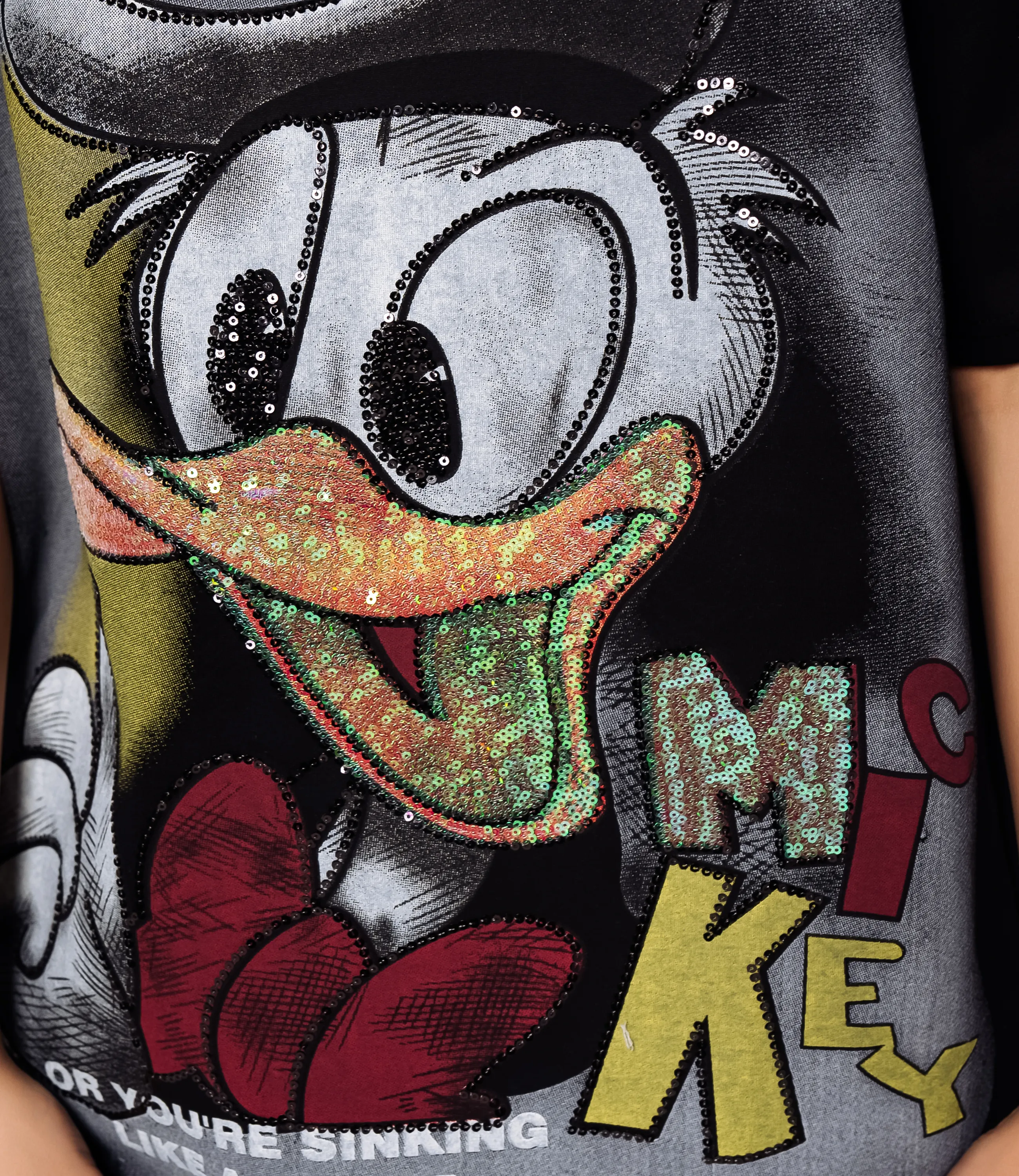 Футболка #КТ2546, чёрный - фото 5