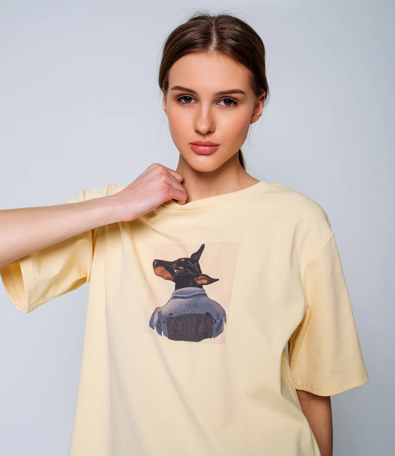 Футболка #КТ190 (1), светло-жёлтый - фото 5