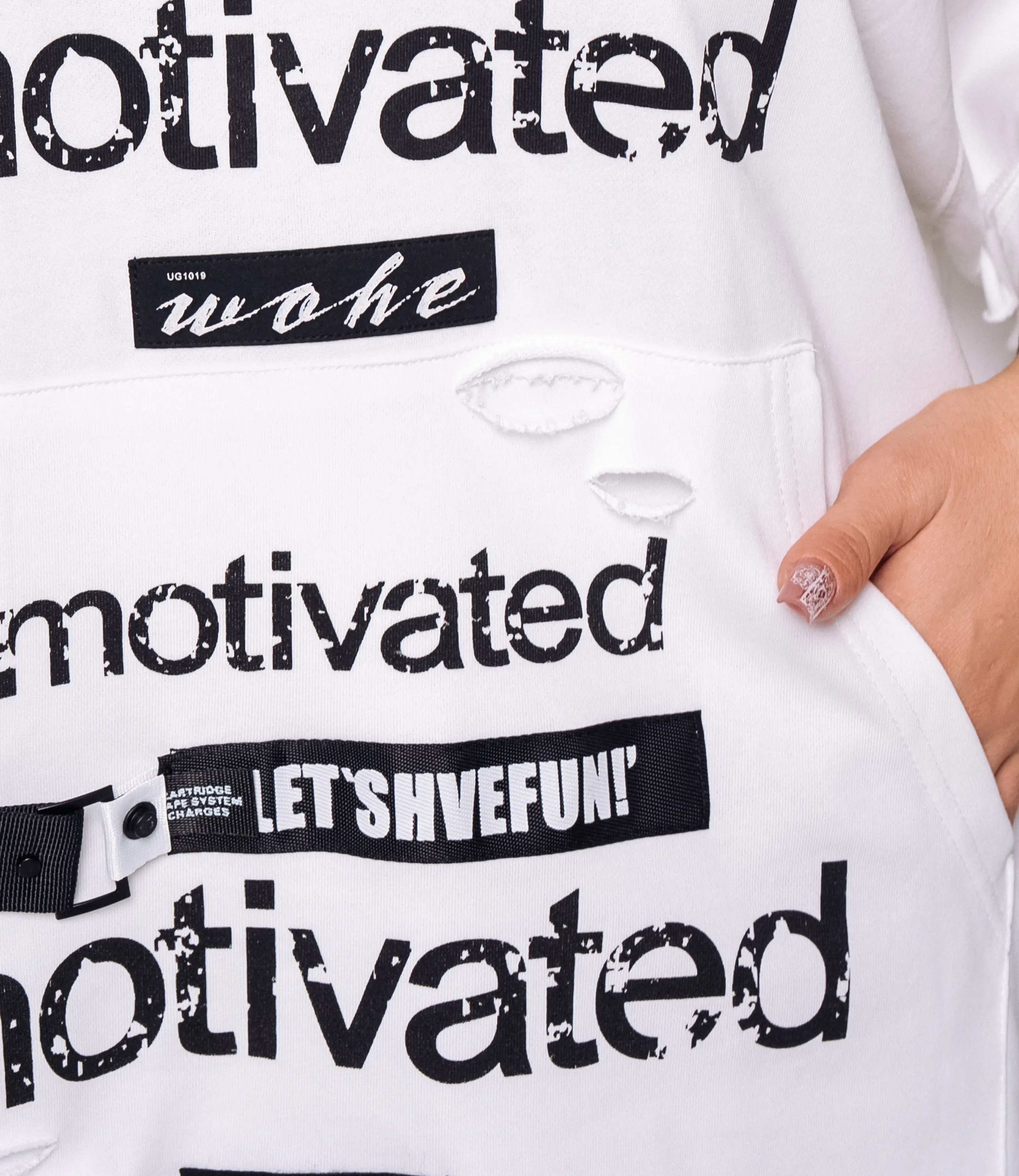 Футболка #КТ9036, белый - фото 5