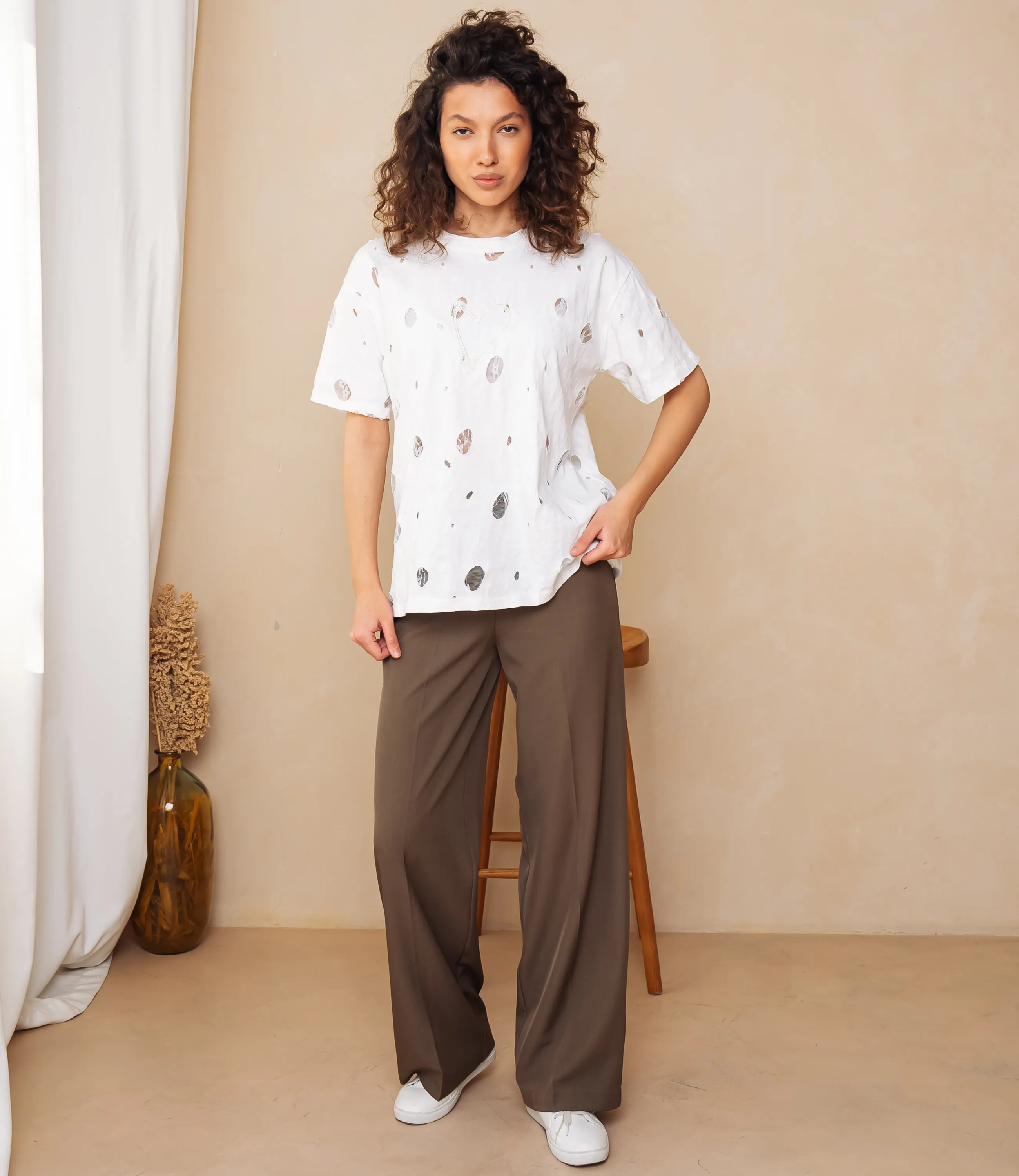 Футболка #КТ881001, белый - фото 4