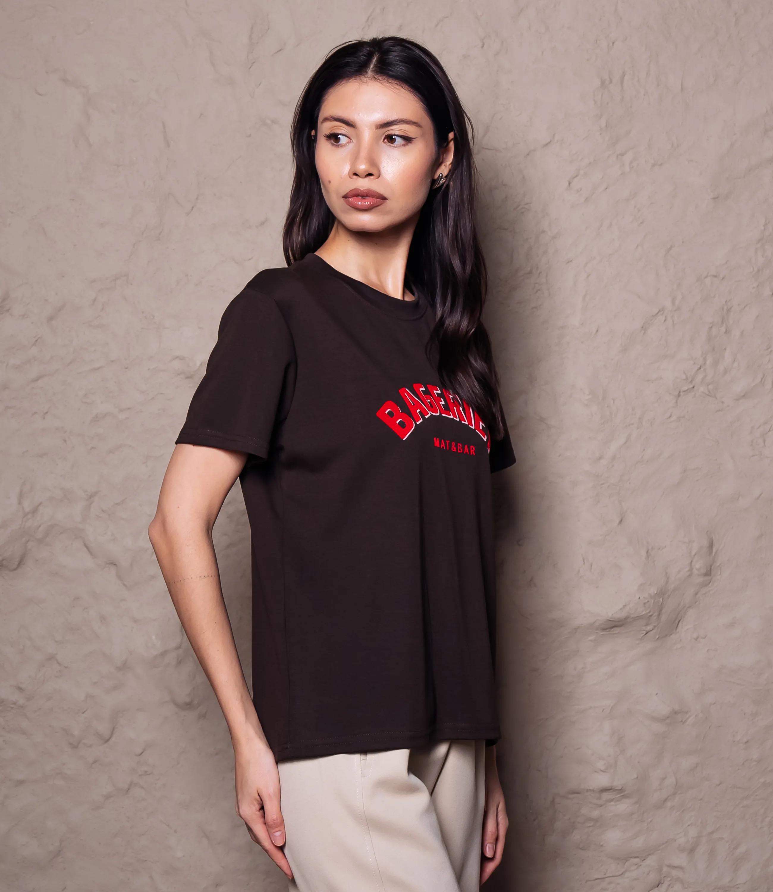 Футболка #КТ6025 (4), шоколадный - фото 2