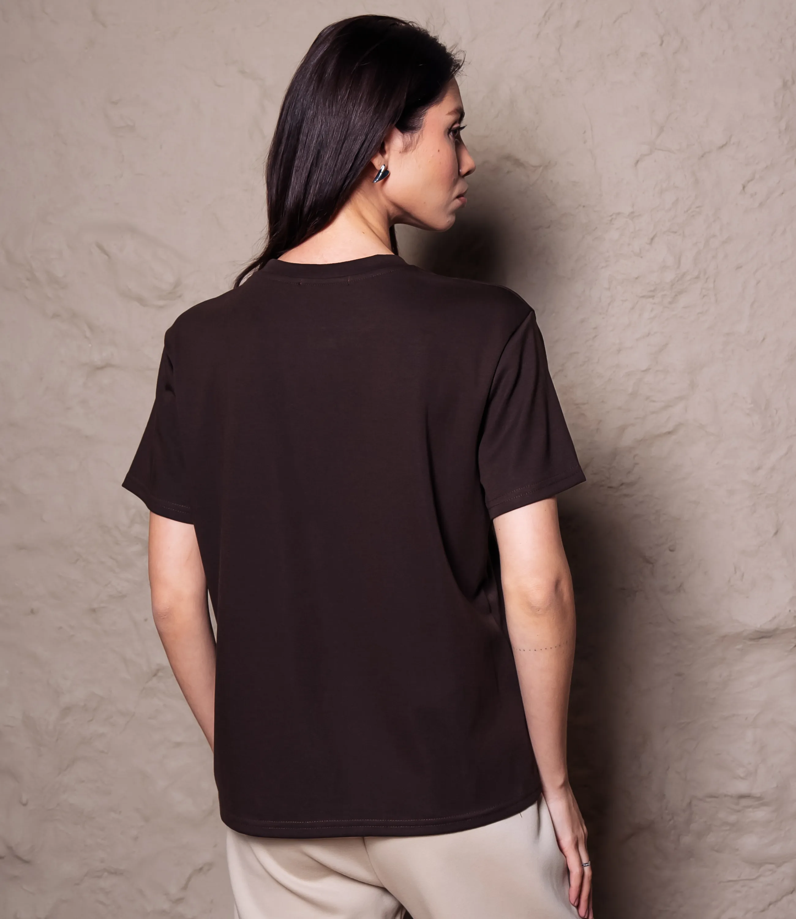 Футболка #КТ6025 (4), шоколадный - фото 3