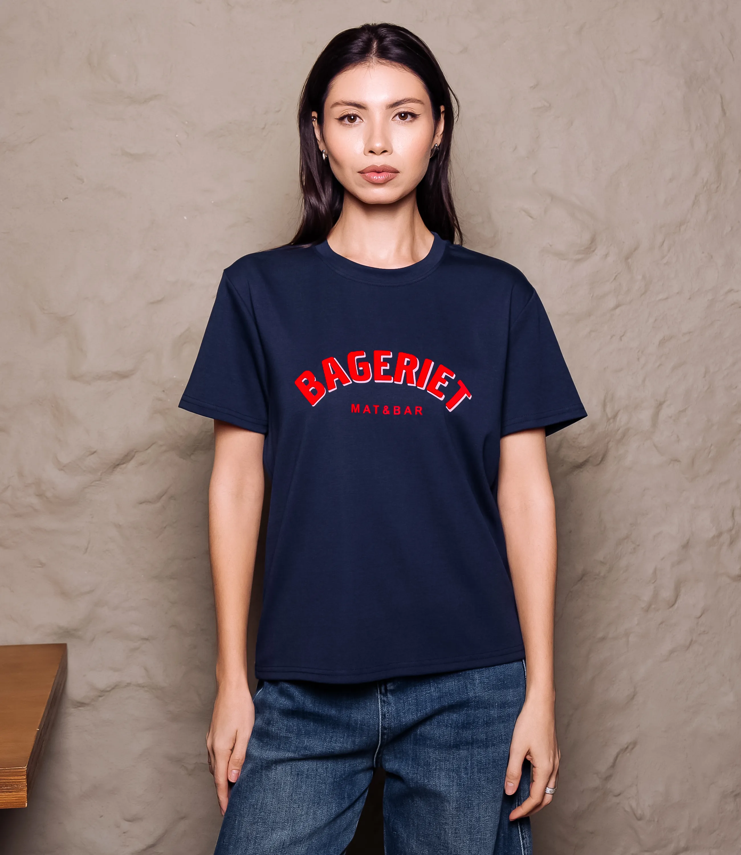 Футболка #КТ6025 (4), тёмно-синий - фото 1