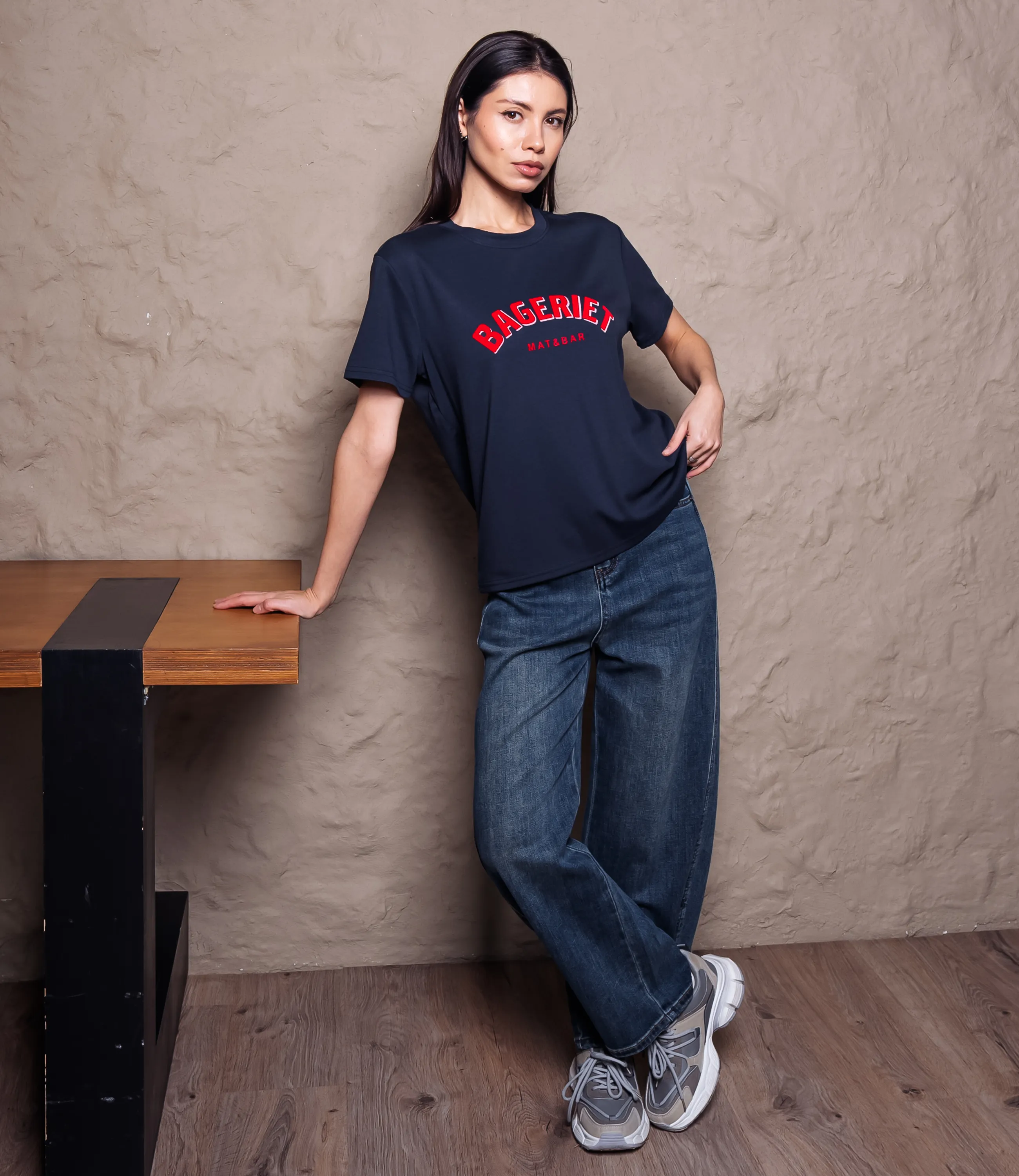 Футболка #КТ6025 (4), тёмно-синий - фото 4