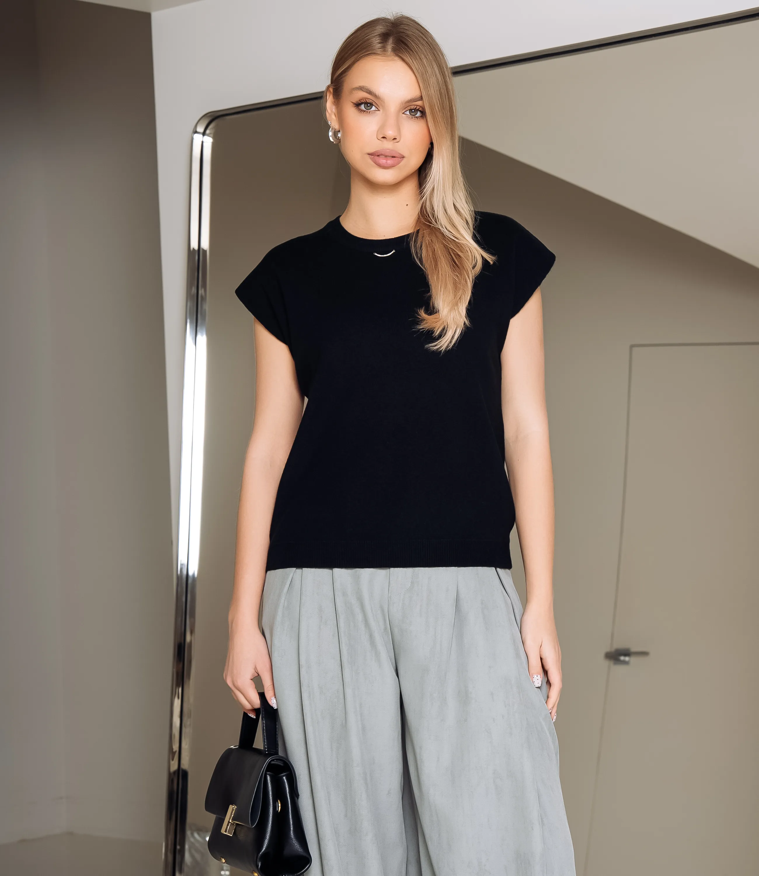 Футболка #КТ6002 (1), чёрный - фото 1