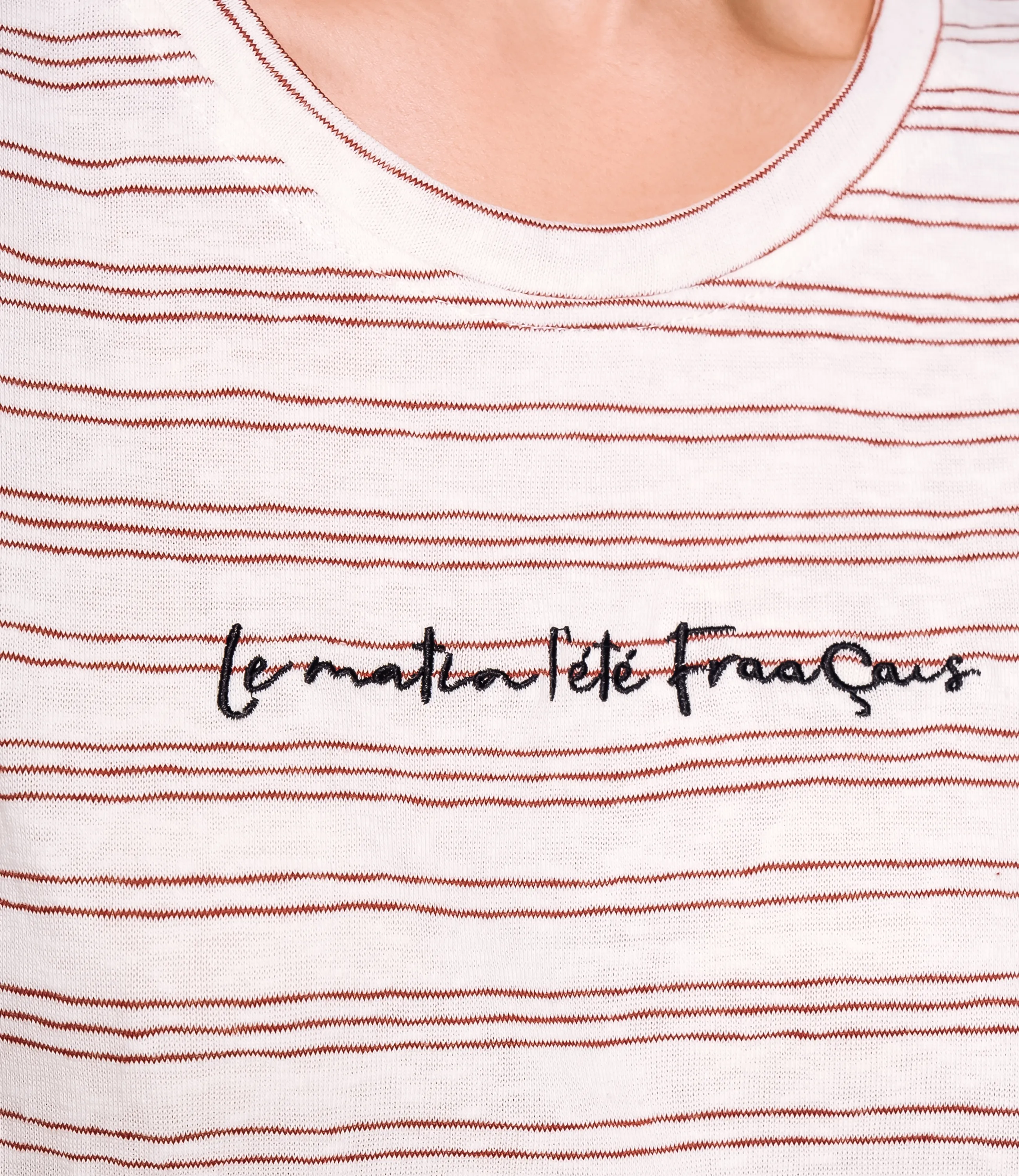 Футболка #КТ9102 (1), красный, белый - фото 5