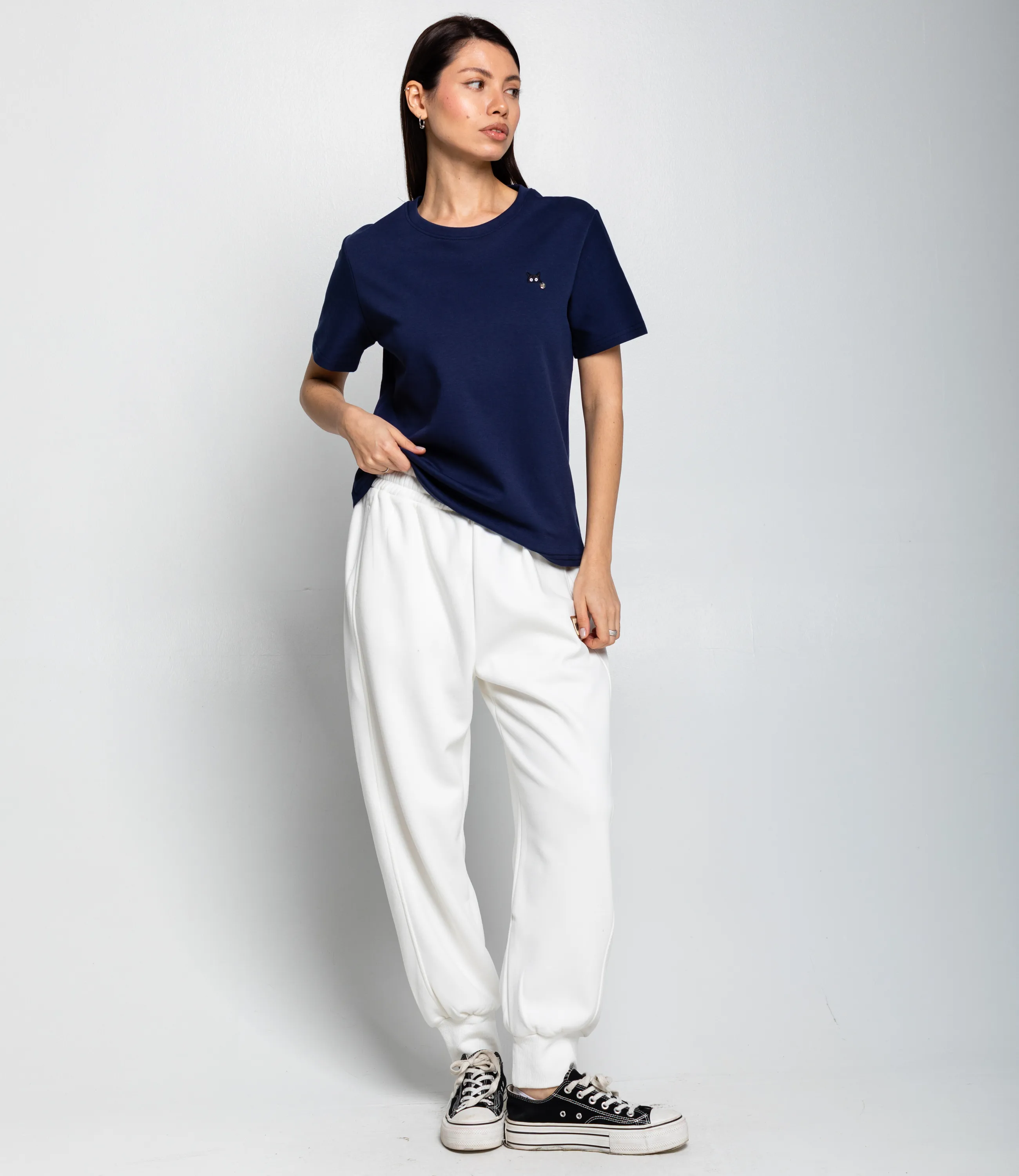 Футболка #КТ30811, тёмно-синий - фото 4