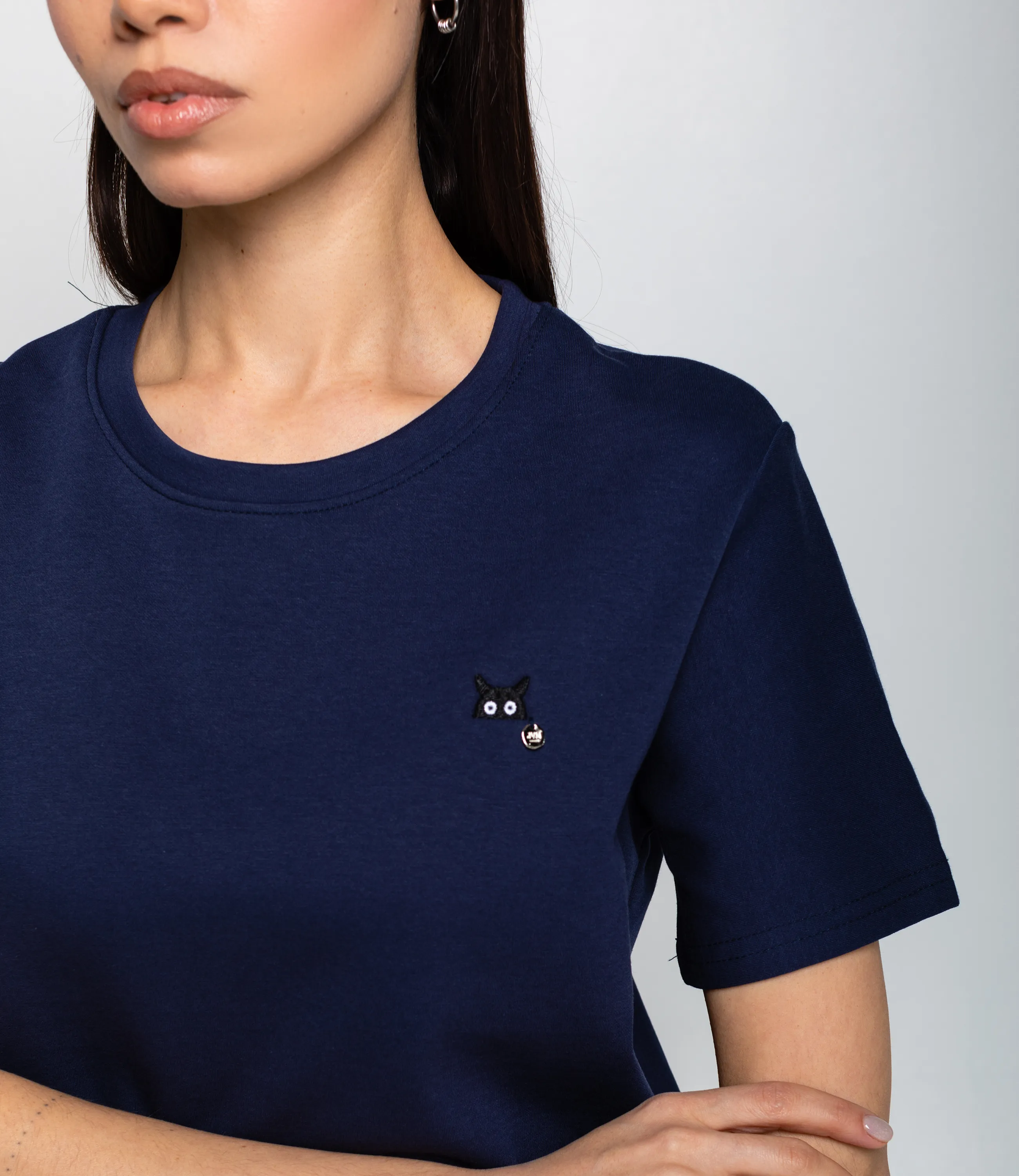 Футболка #КТ30811, тёмно-синий - фото 5