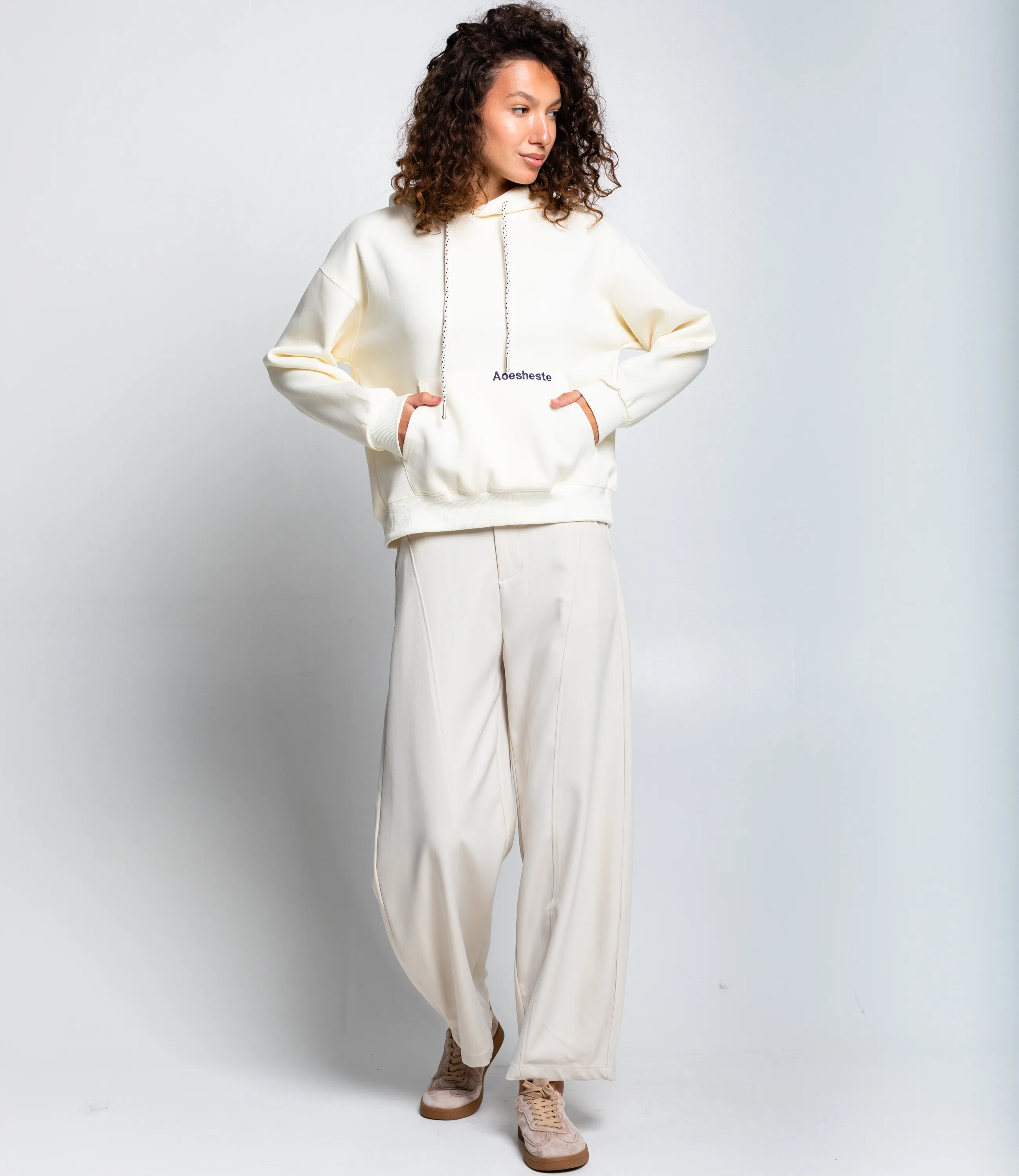 Худи #КТ19002, кремовый - фото 4