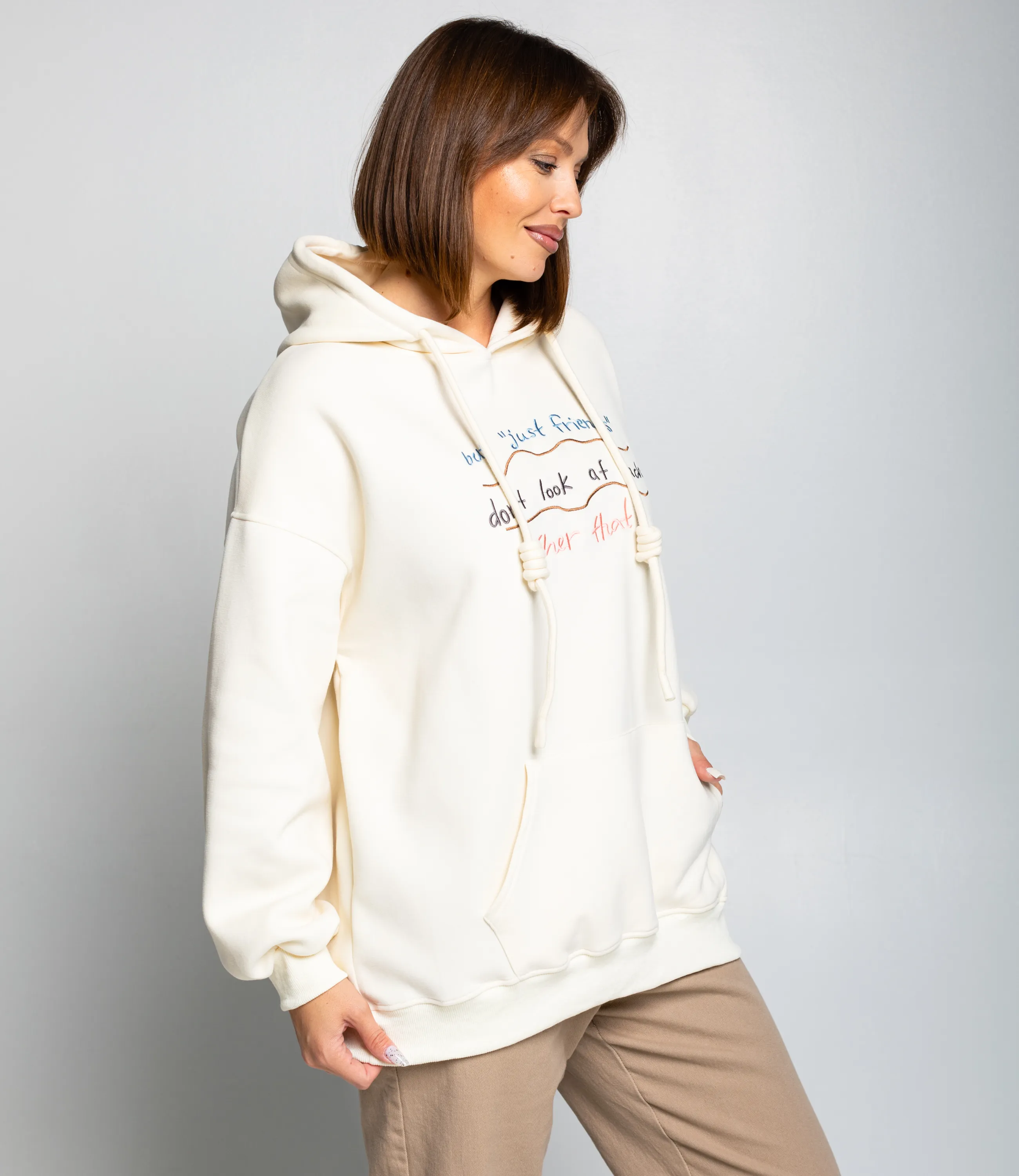 Худи #КТ3629, кремовый - фото 2
