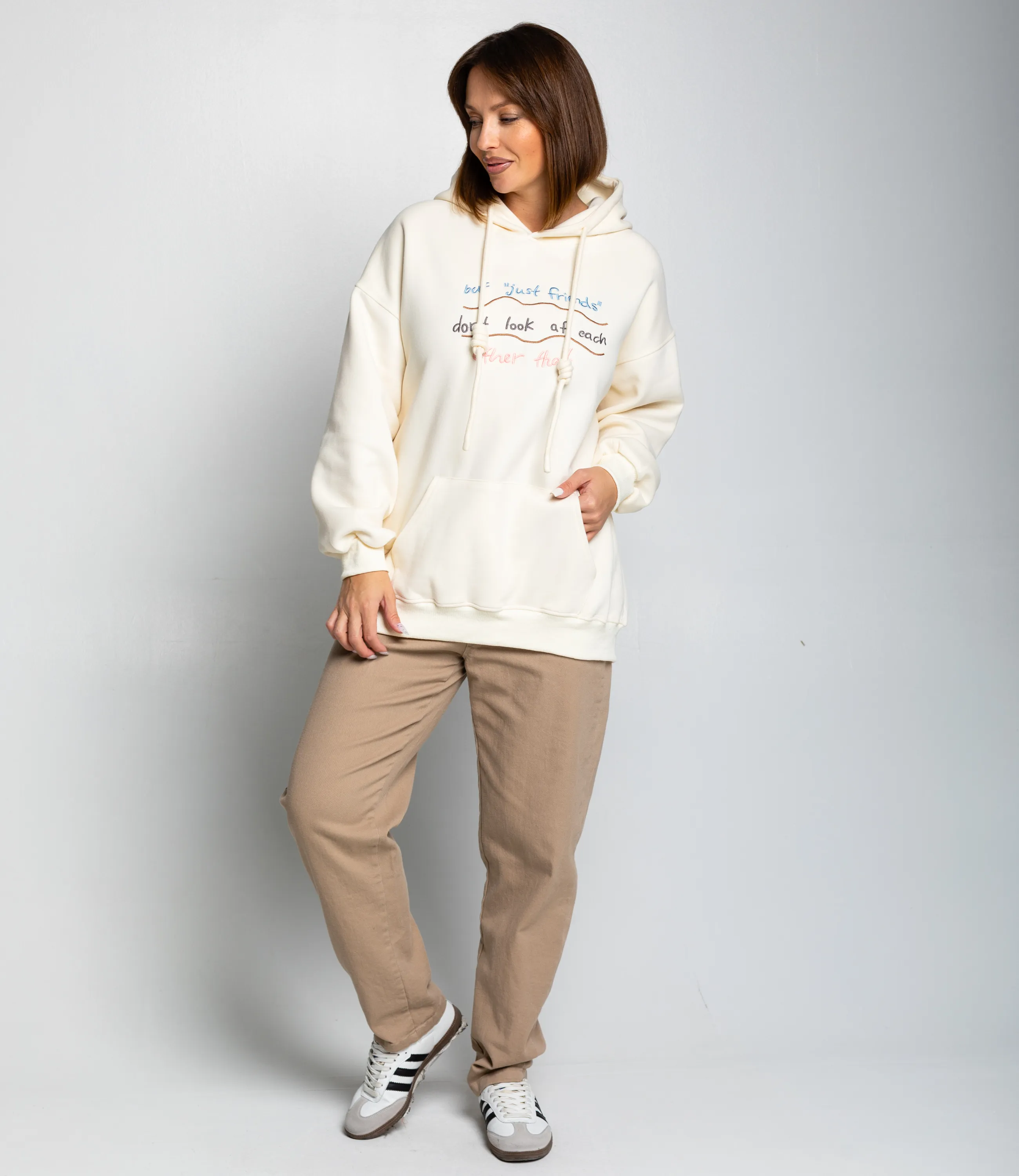 Худи #КТ3629, кремовый - фото 4