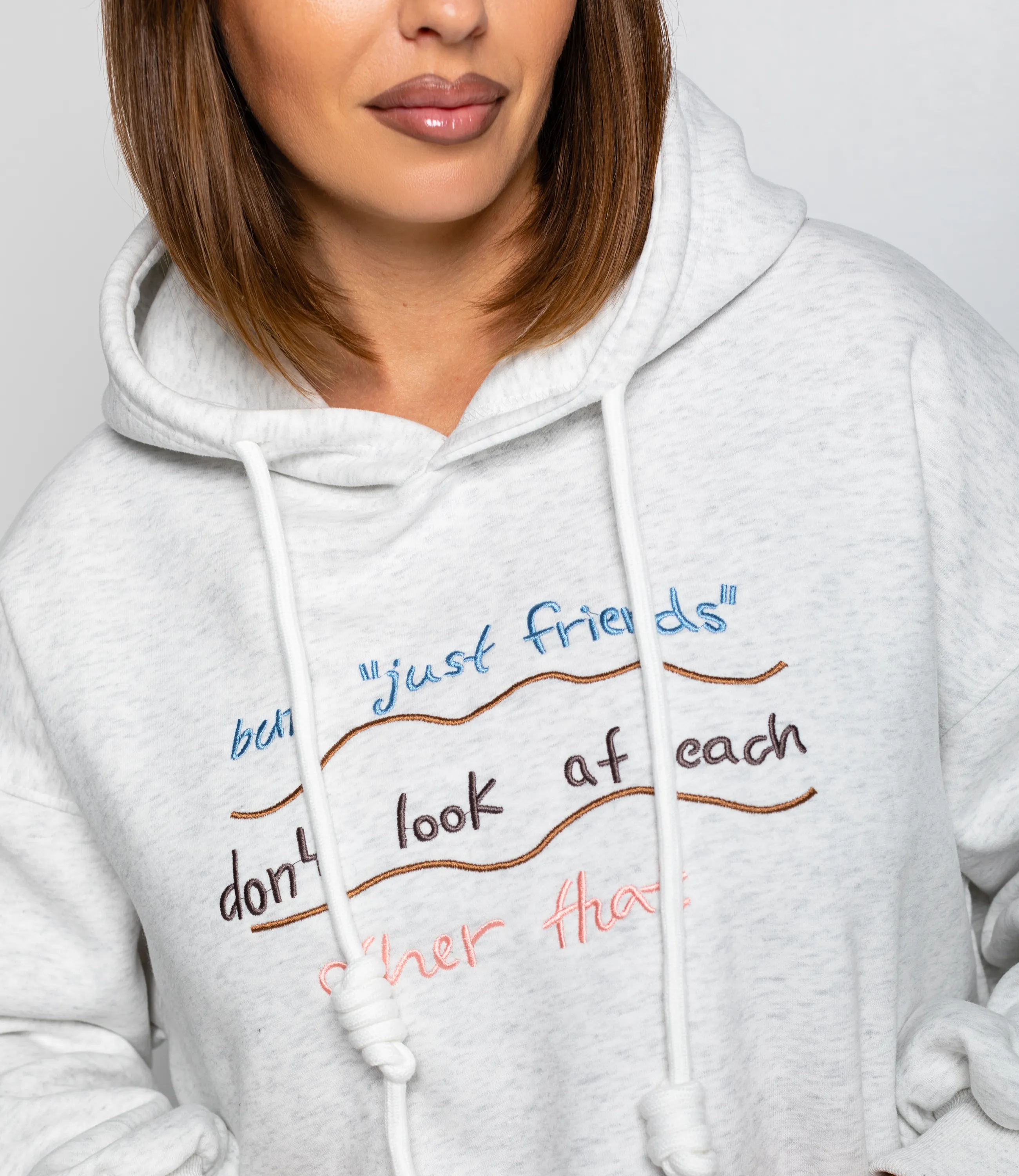 Худи #КТ3629, светло-серый меланж - фото 5