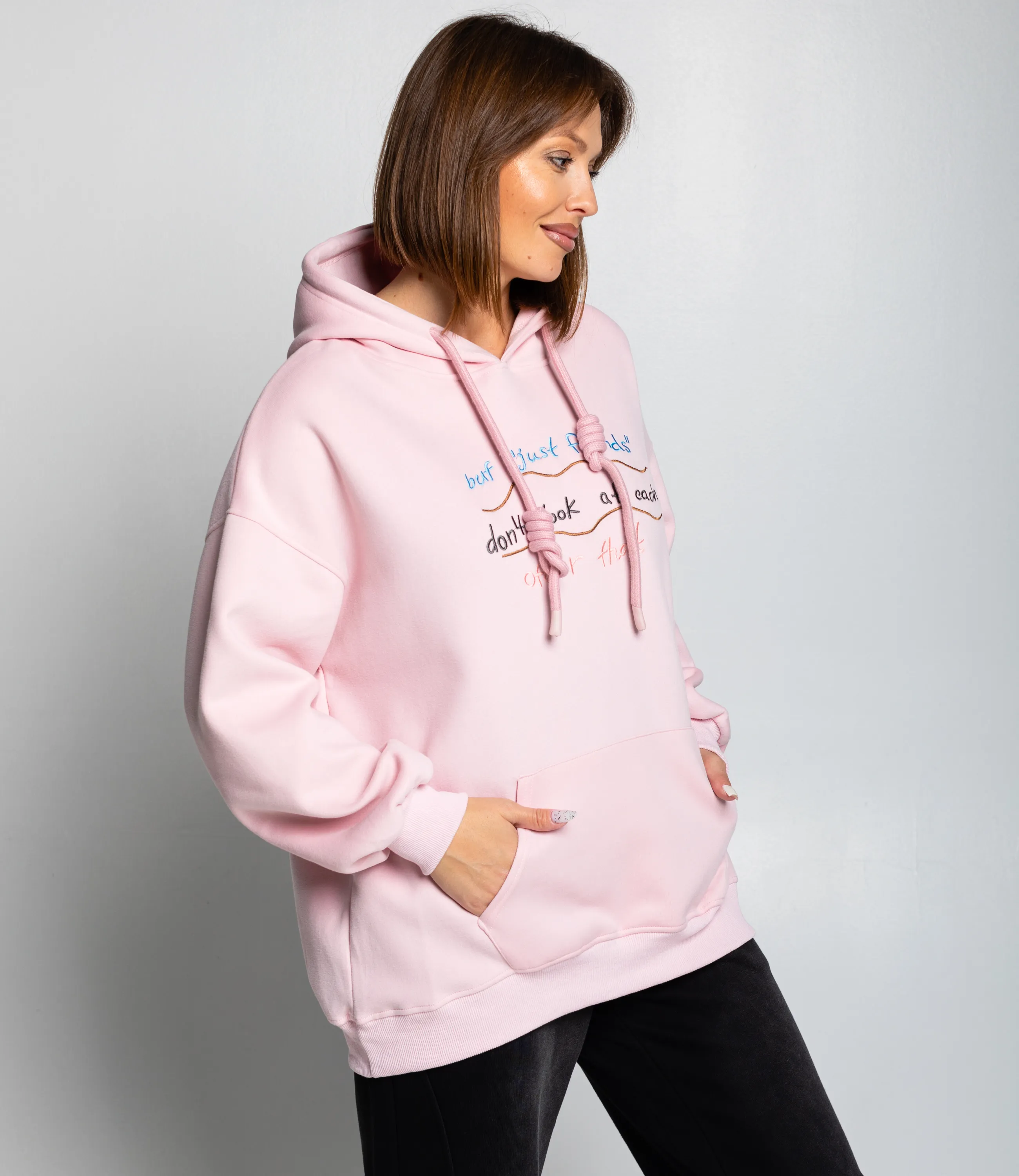 Худи #КТ3629, пудровый - фото 2