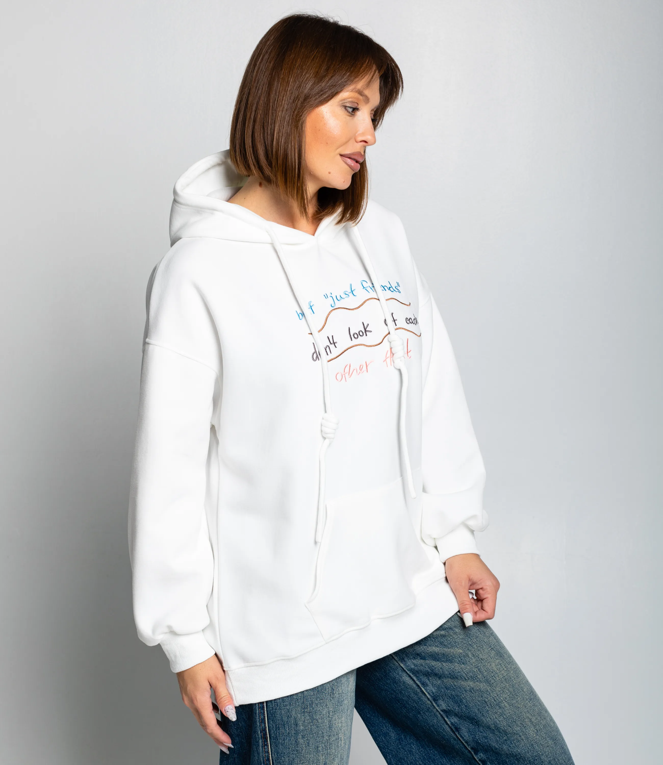 Худи #КТ3629, белый - фото 2