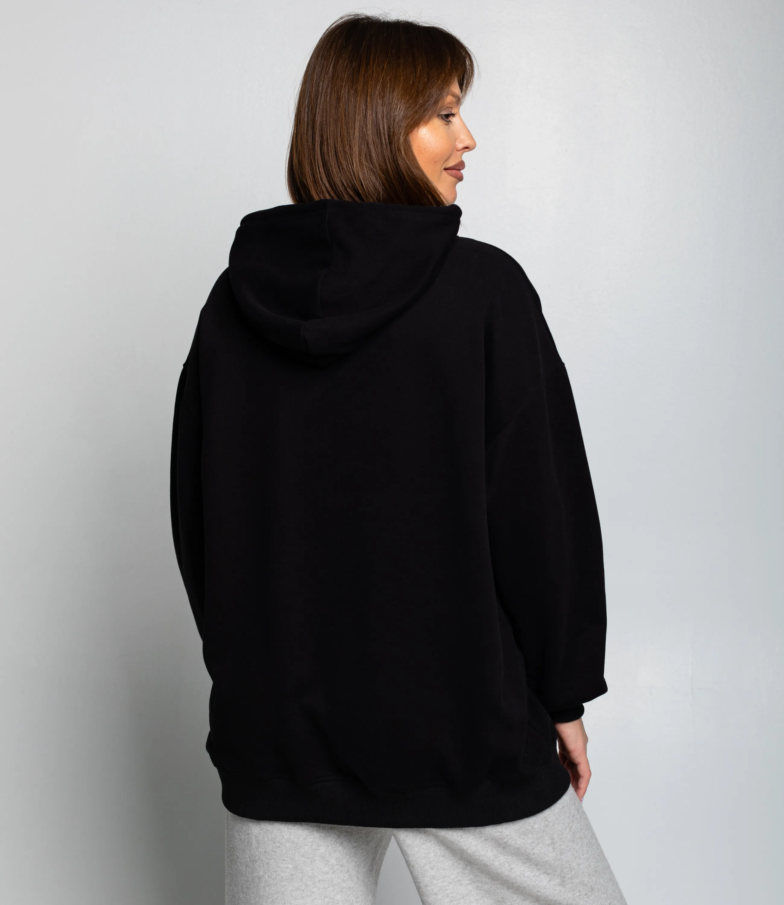 Худи #КТ3629, чёрный - фото 3
