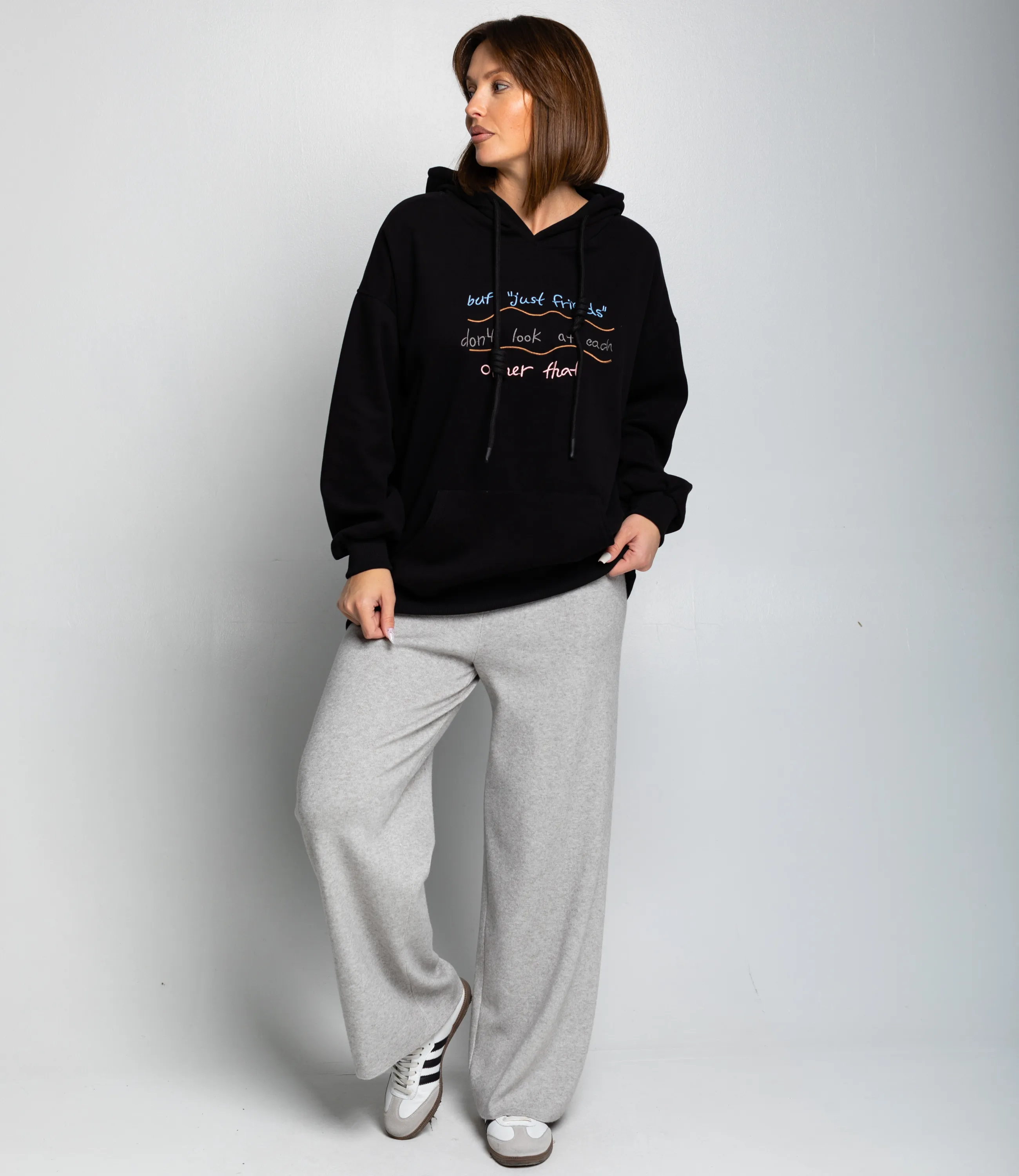 Худи #КТ3629, чёрный - фото 4