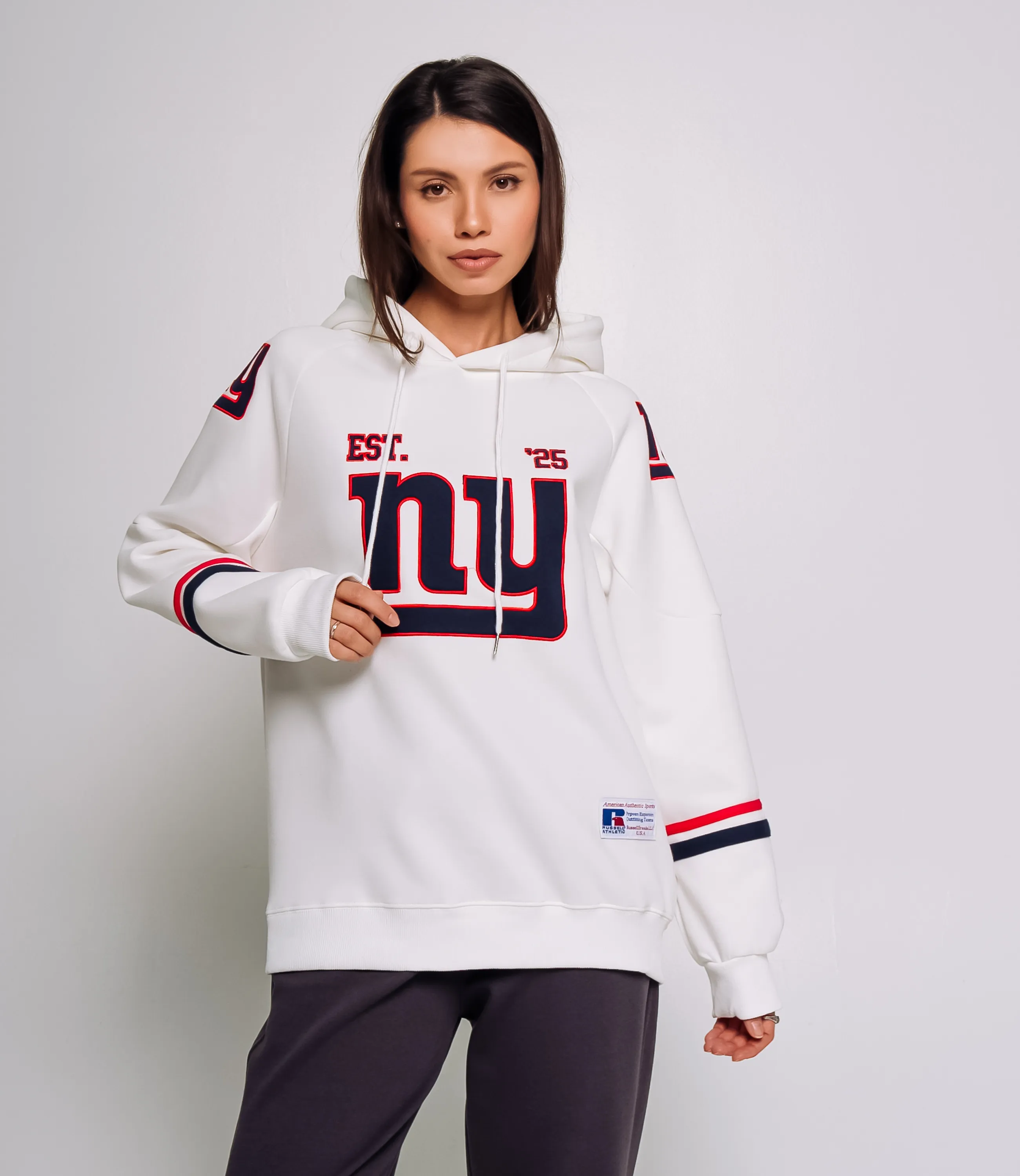 Худи #КТ1780, белый - фото 1