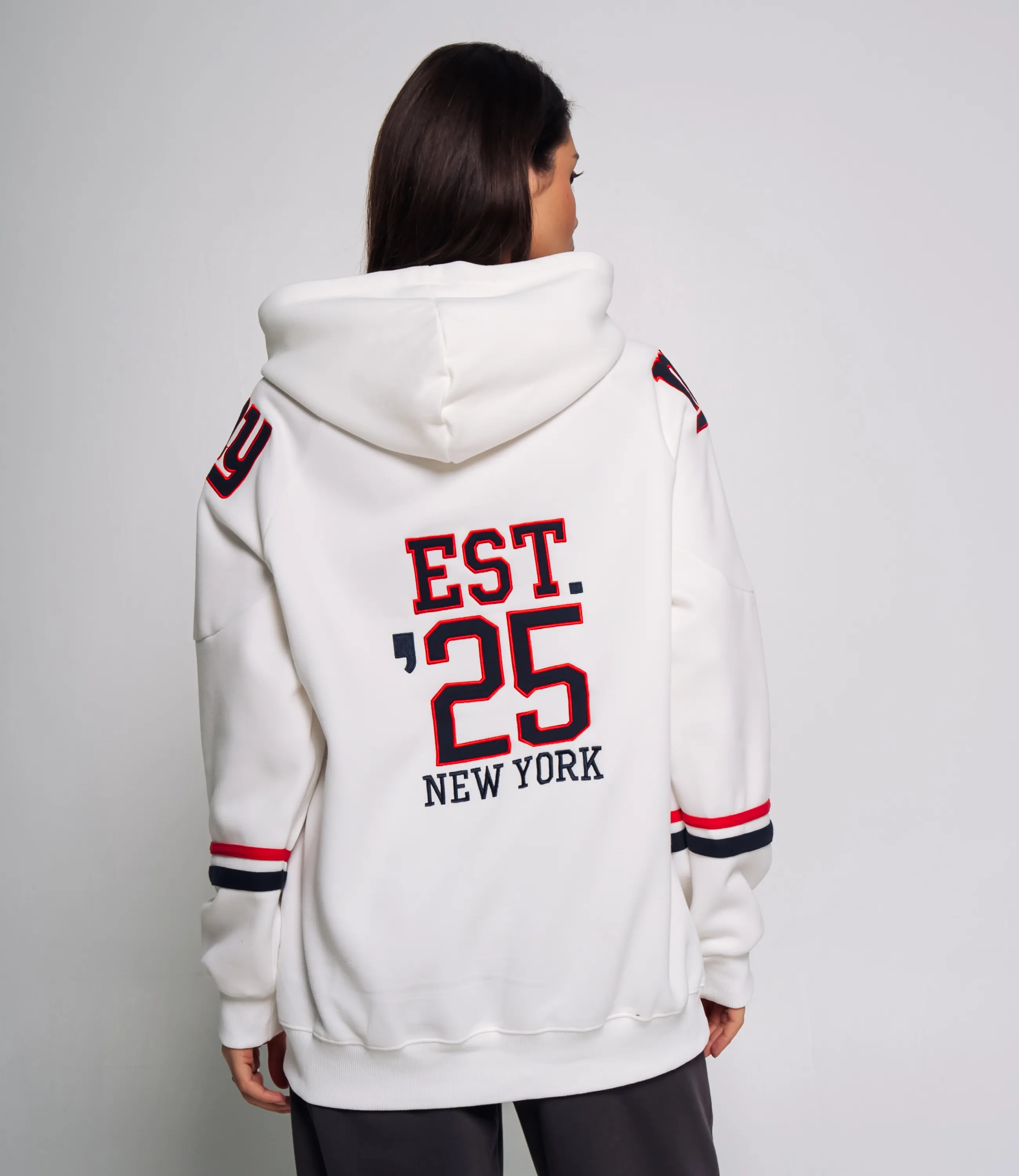 Худи #КТ1780, белый - фото 3