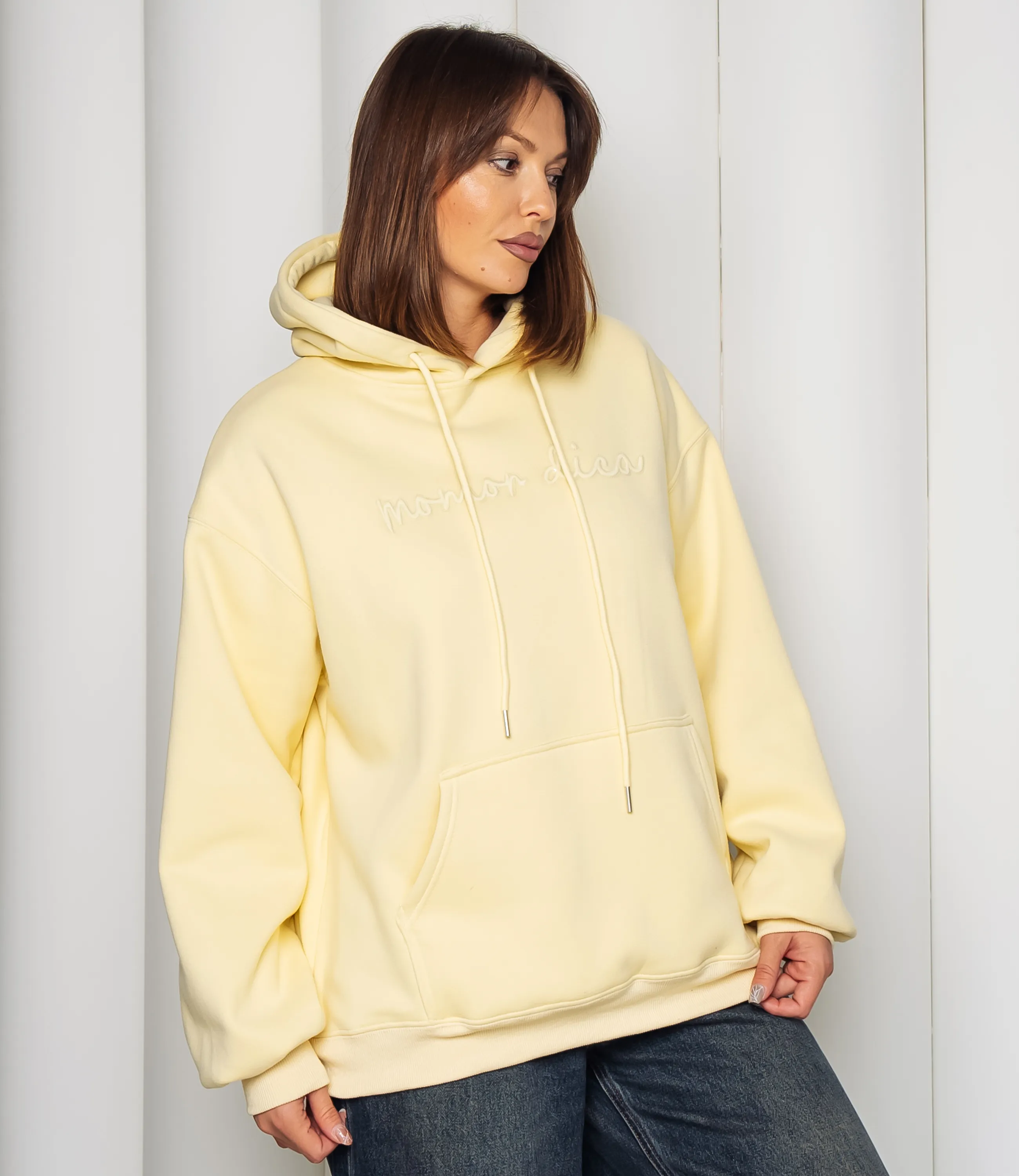 Худи #КТ2033 (3), светло-жёлтый - фото 2