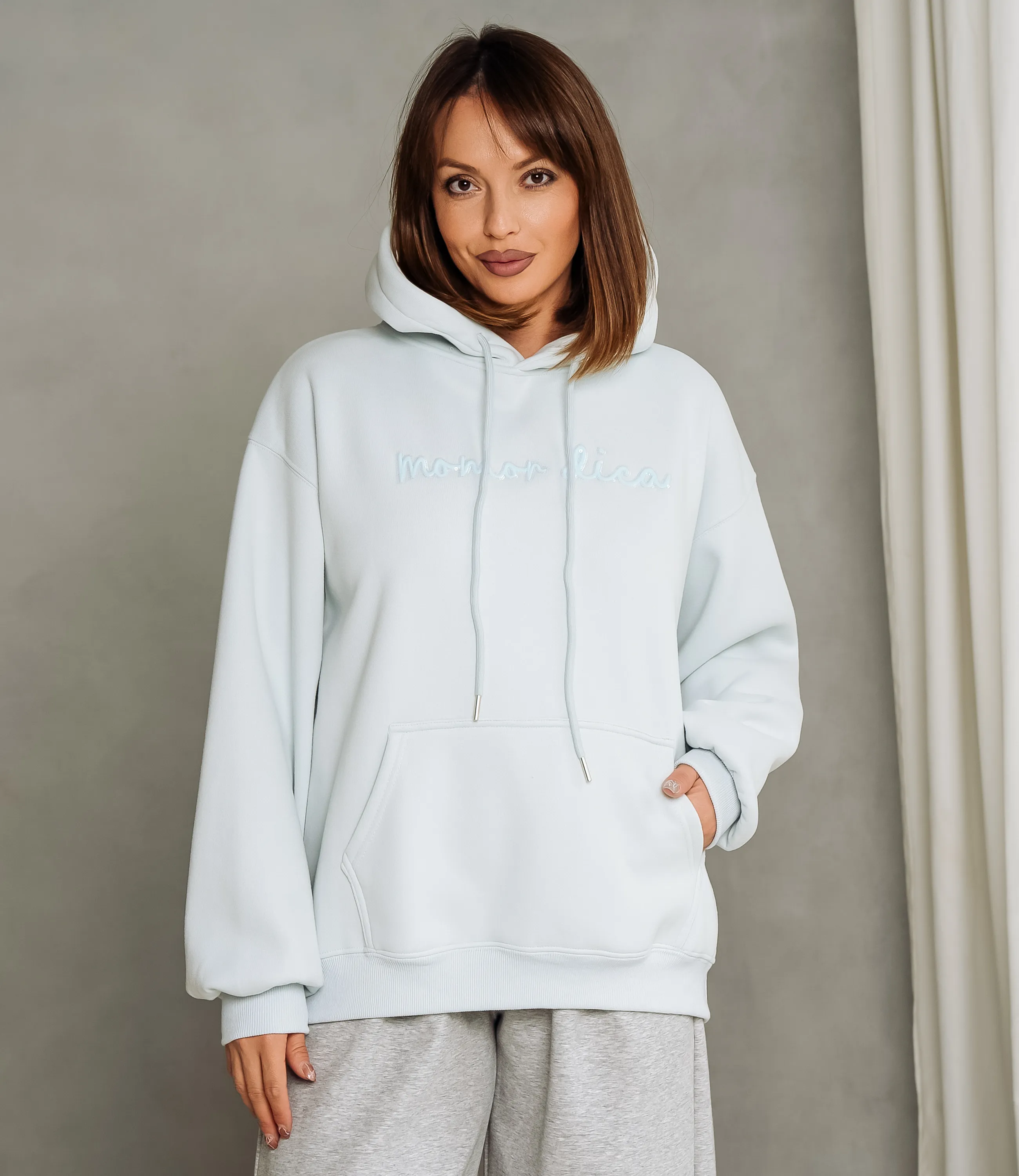 Худи #КТ2033 (3), светло-голубой