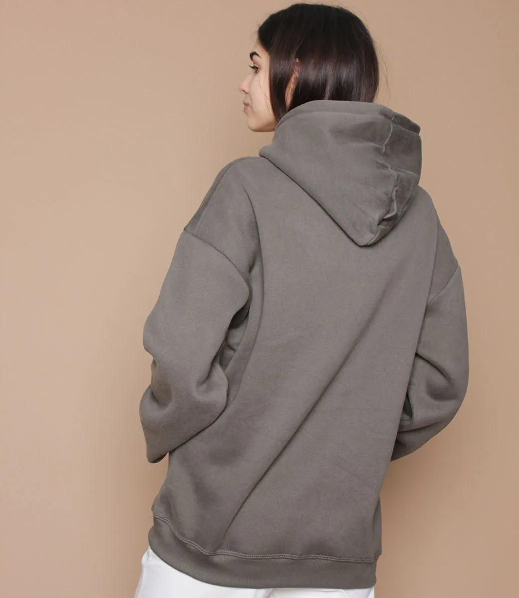 Толстовка #00021, хаки - фото 5