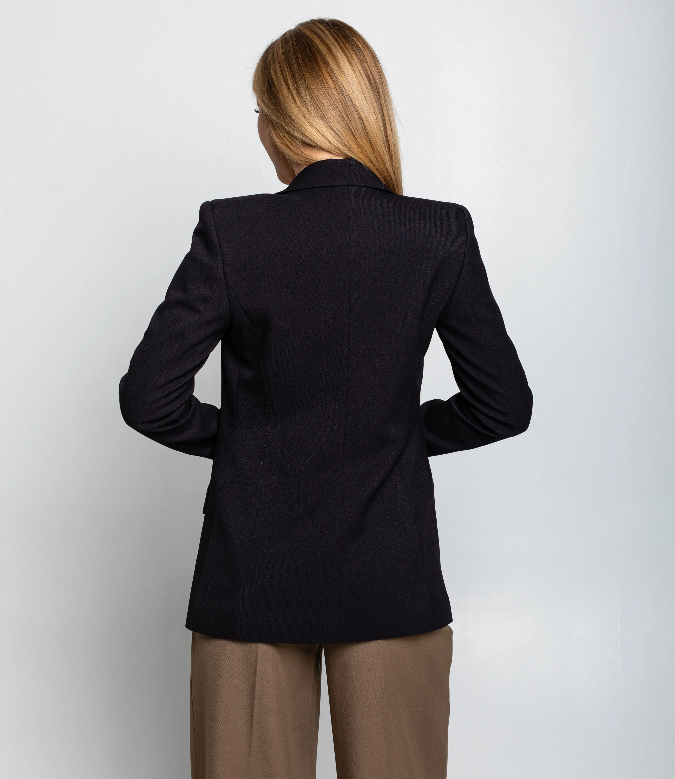 Жакет #7В2408, чёрный - фото 3