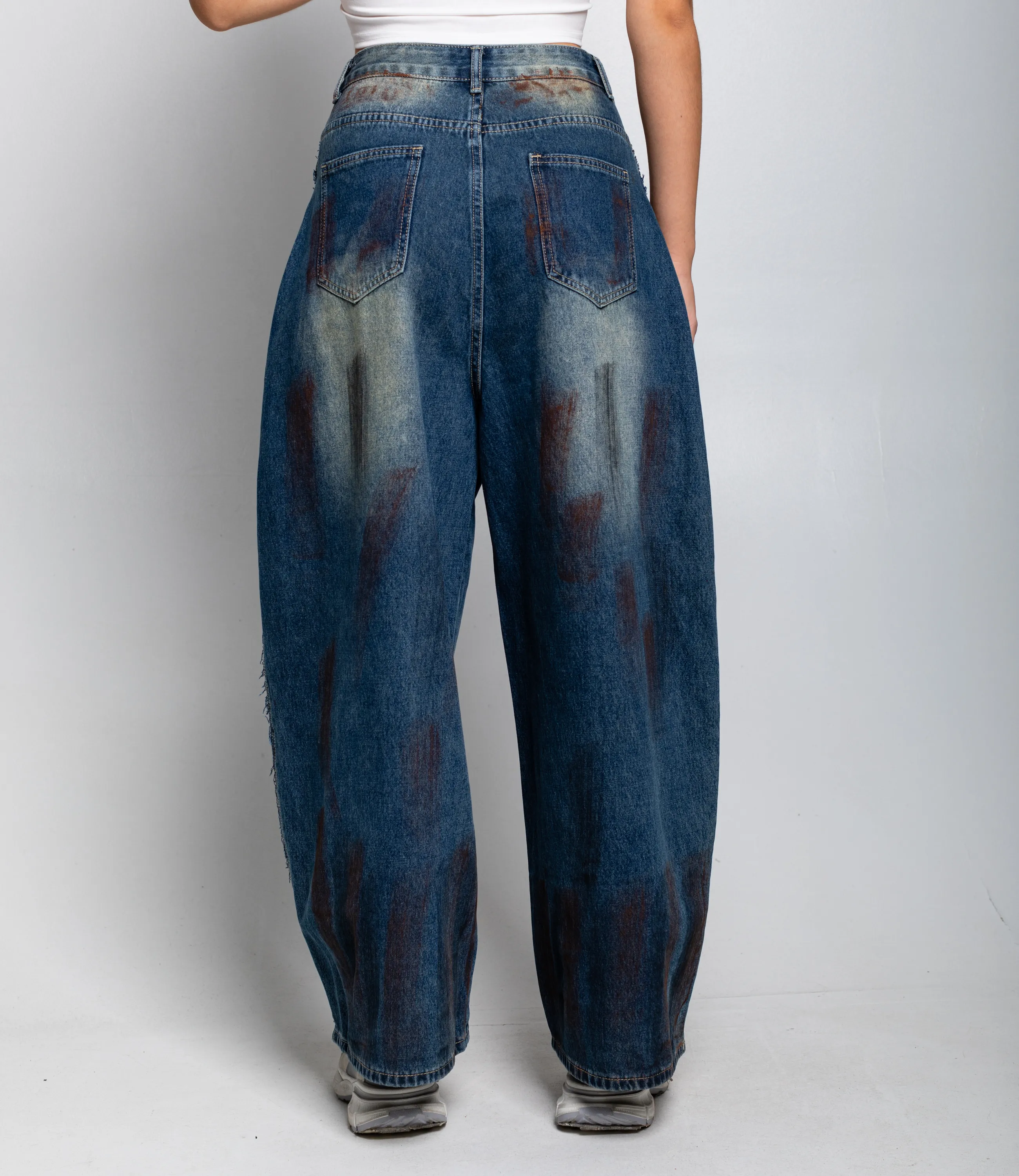 Джинсы #КТ3995, синий - фото 4