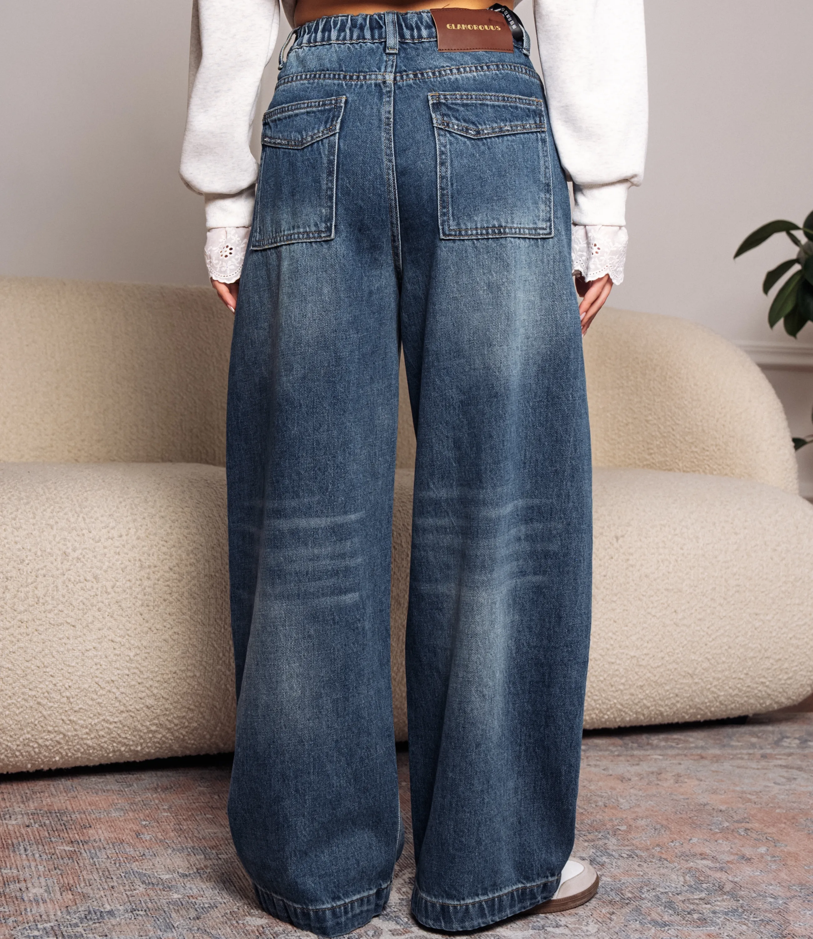 Джинсы #КТ8666 (1), синий - фото 4