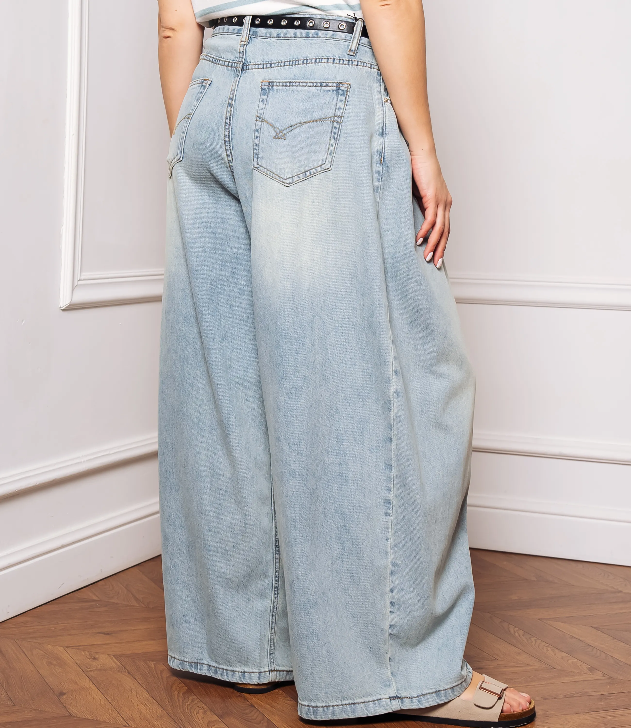 Джинсы #КТ8512 (2), голубой - фото 4