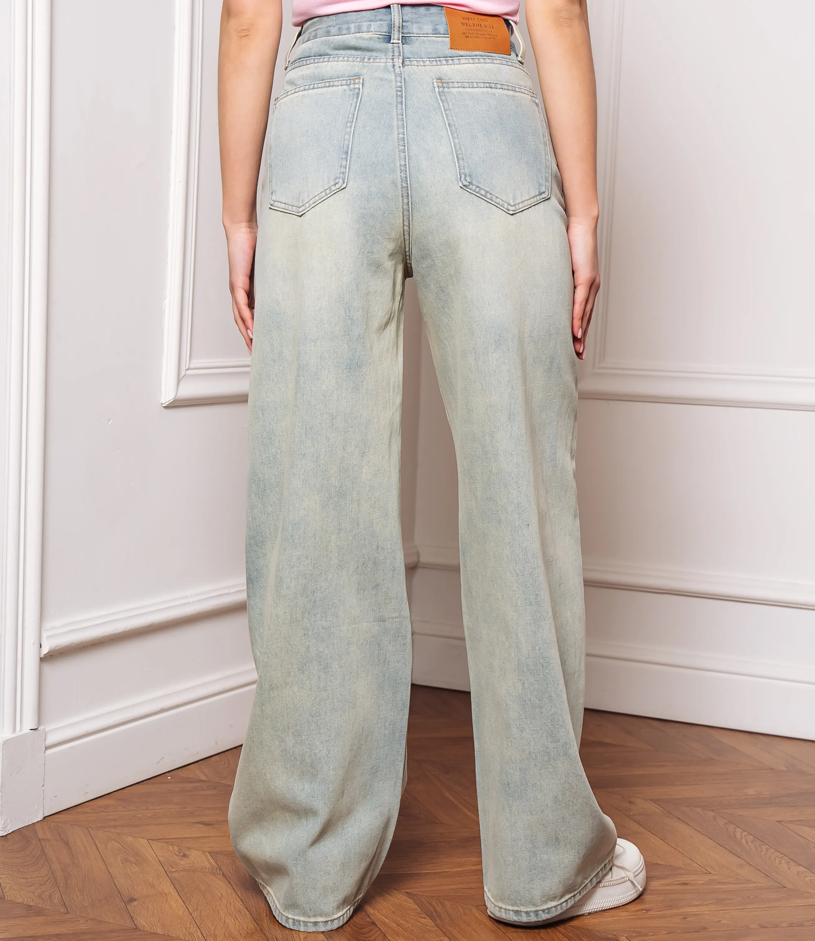 Джинсы #КТ8733, голубой - фото 4