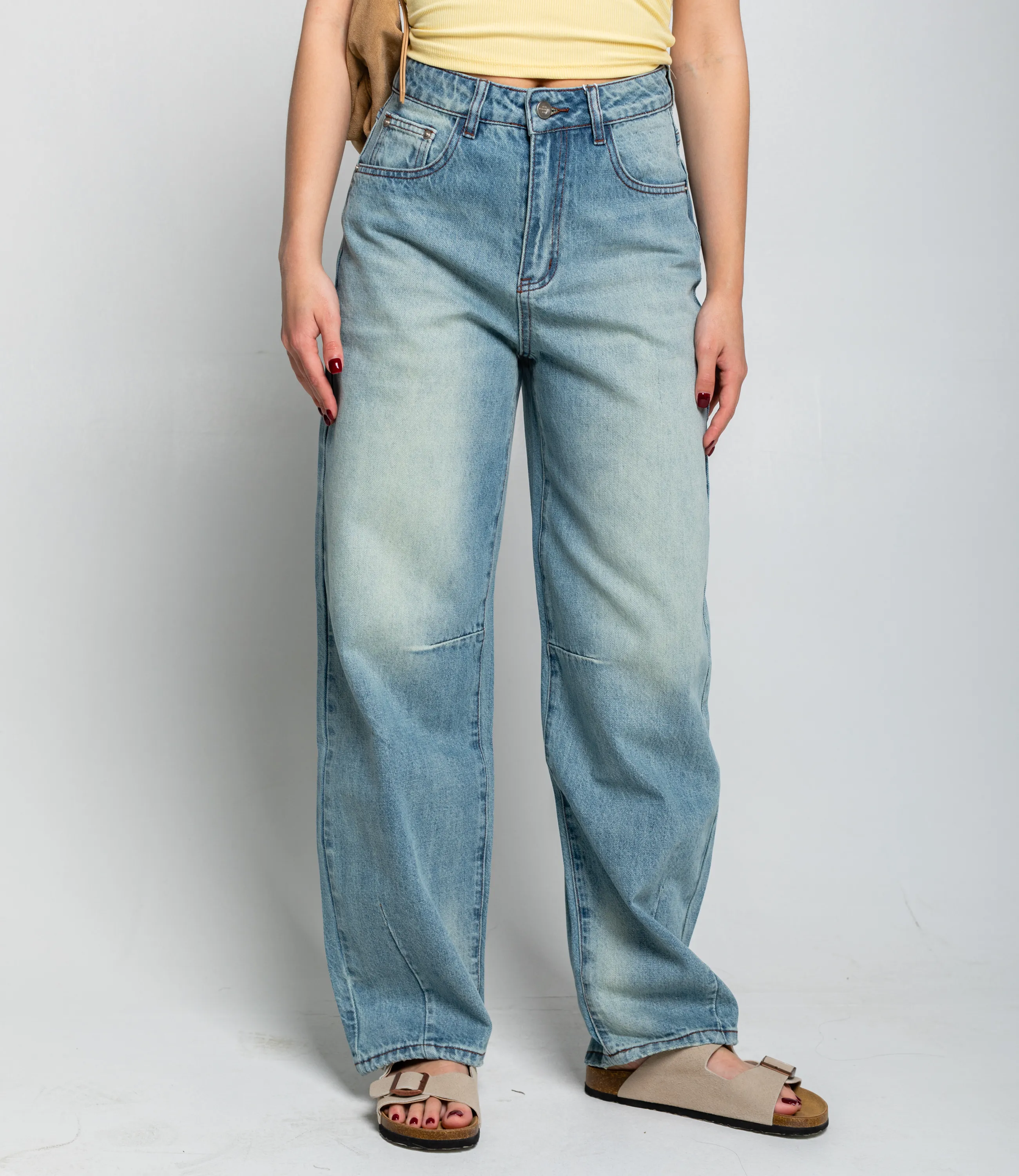 Джинсы #КТ1200 (1), голубой - фото 2