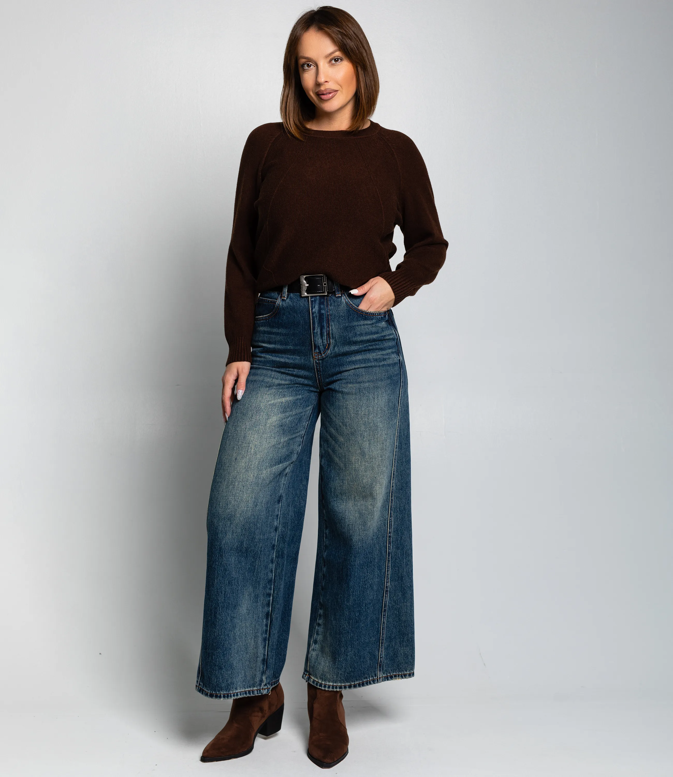 Джинсы #КТ88162, синий  - фото 1