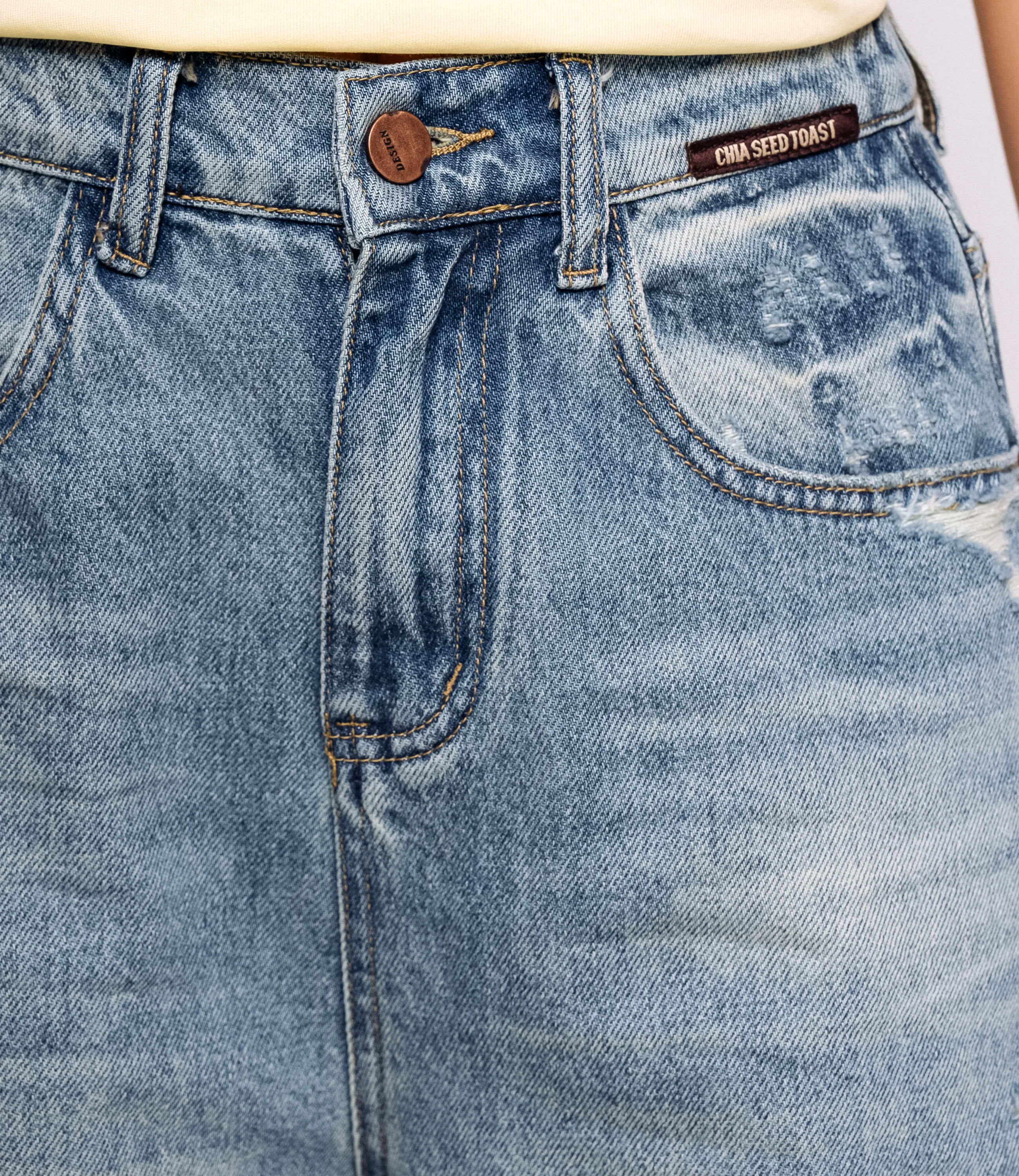 Джинсы #КТ8667 (1), голубой - фото 5