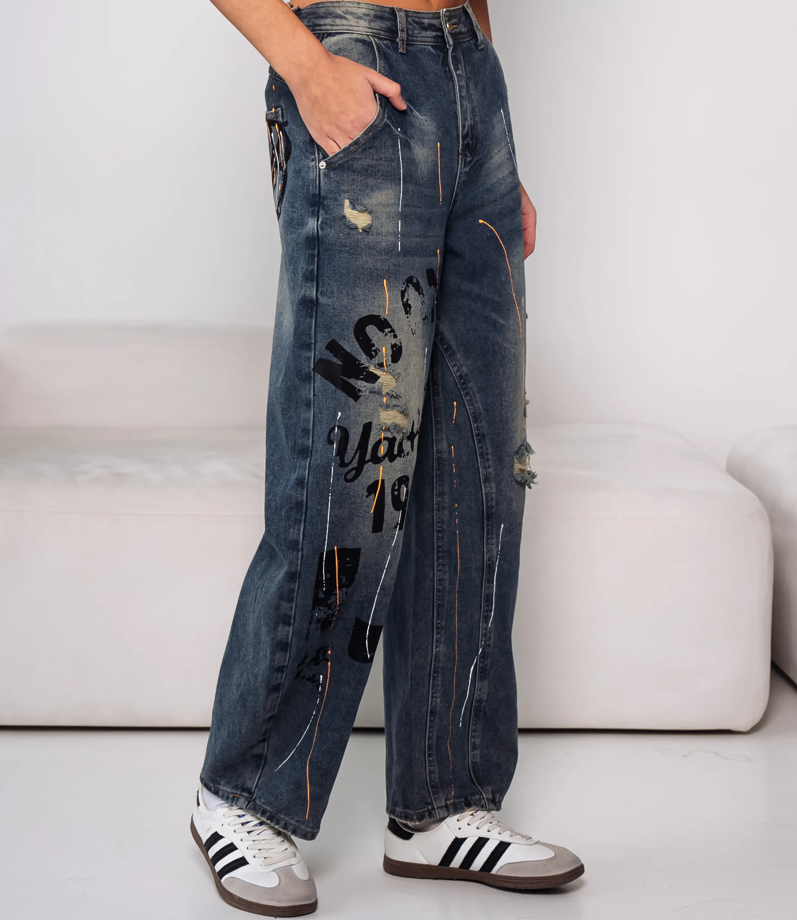 Джинсы #КТ8181 (1), синий - фото 3