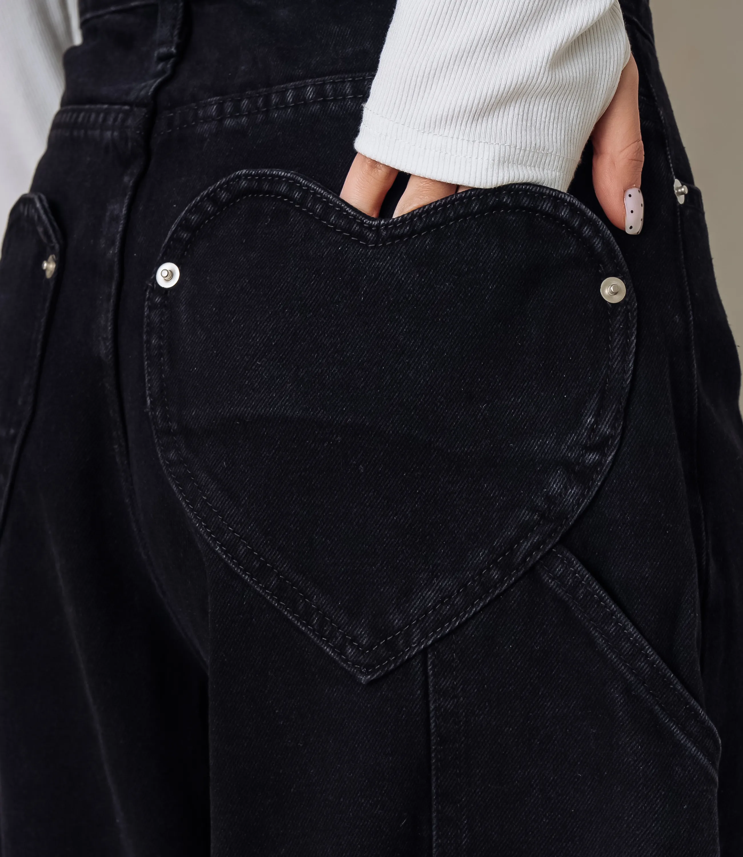 Джинсы #КТ10961, чёрный - фото 5