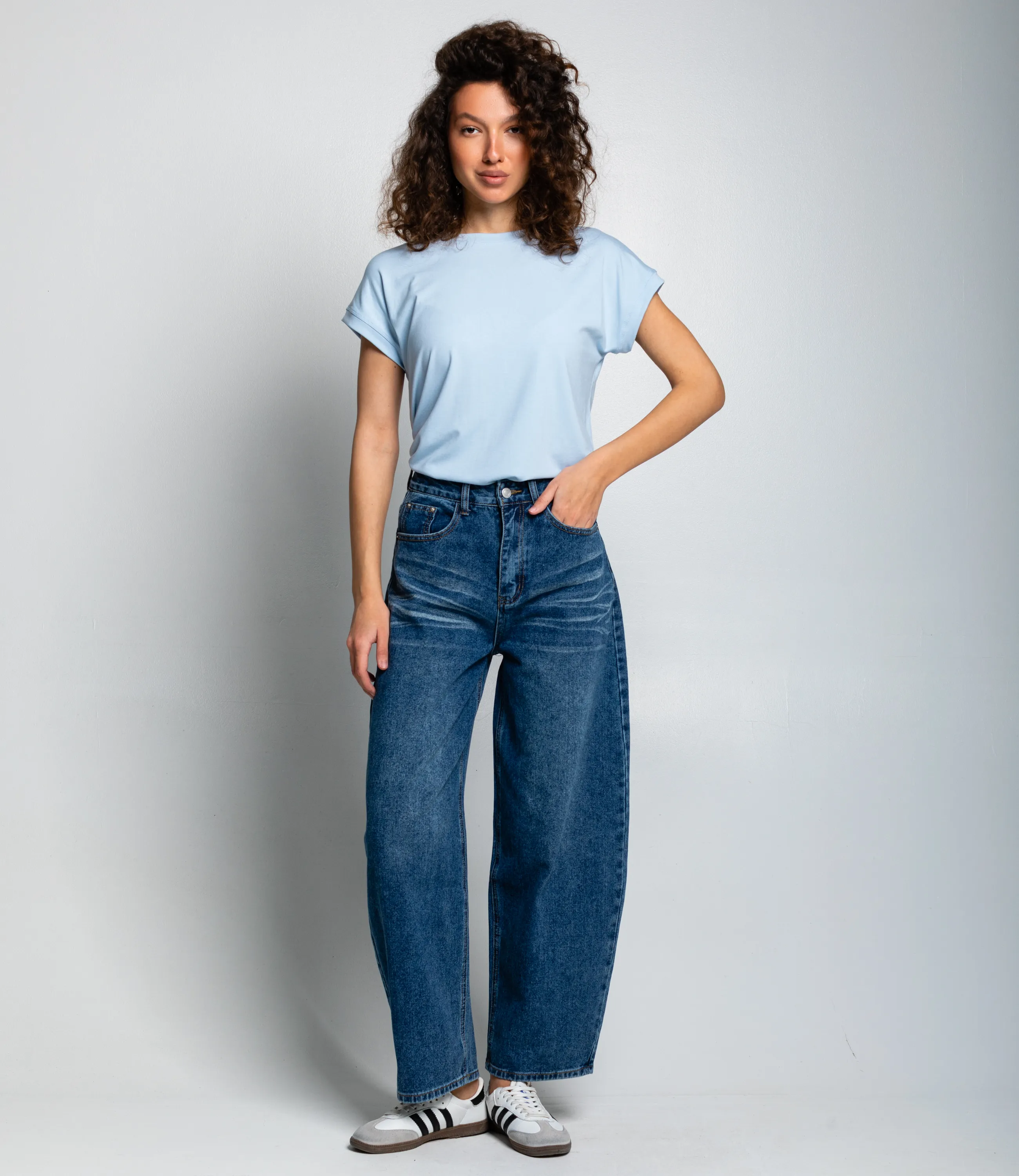 Джинсы #КТ61926, синий - фото 1