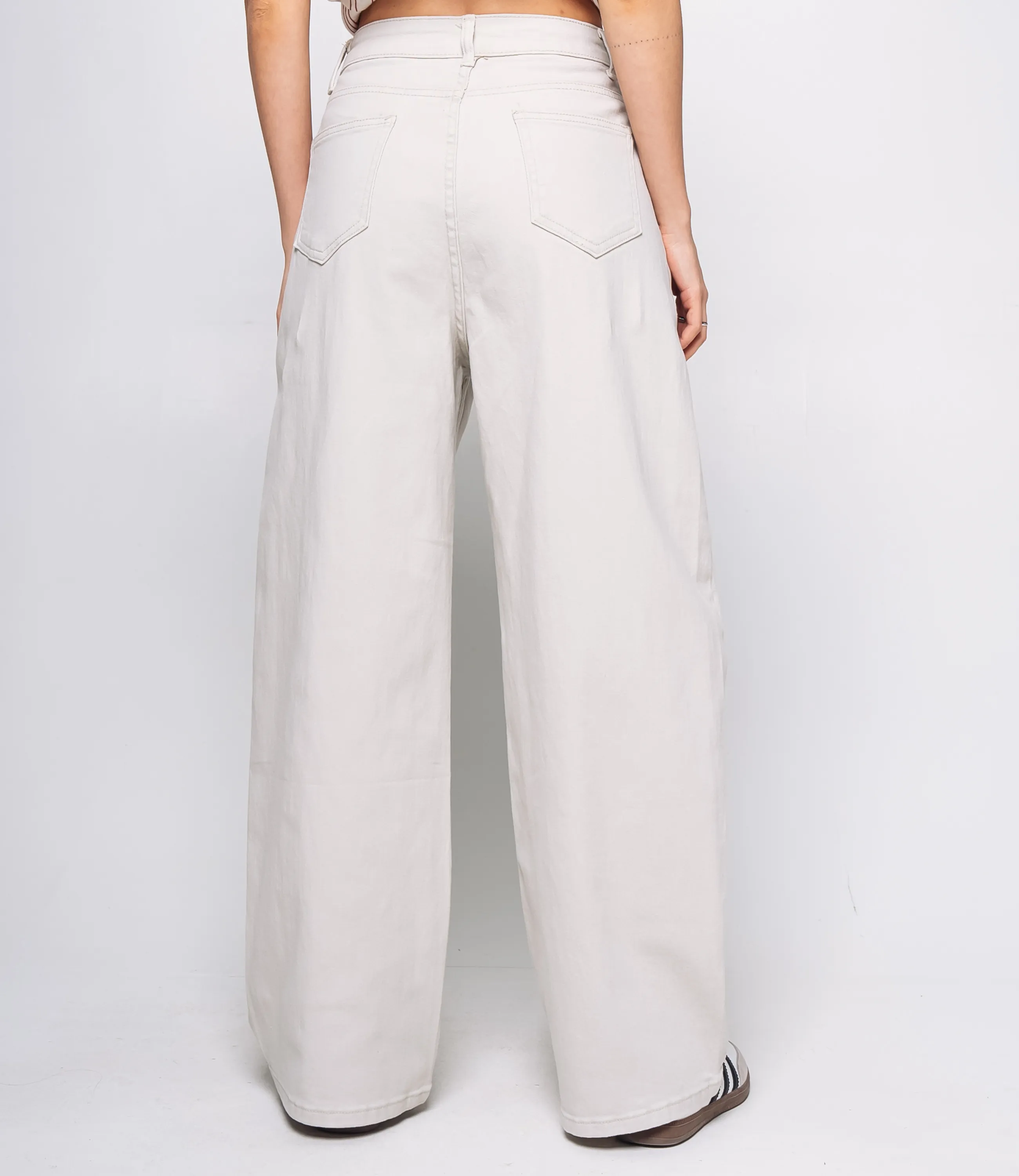 Джинсы #КТ15108, светло-серый - фото 4