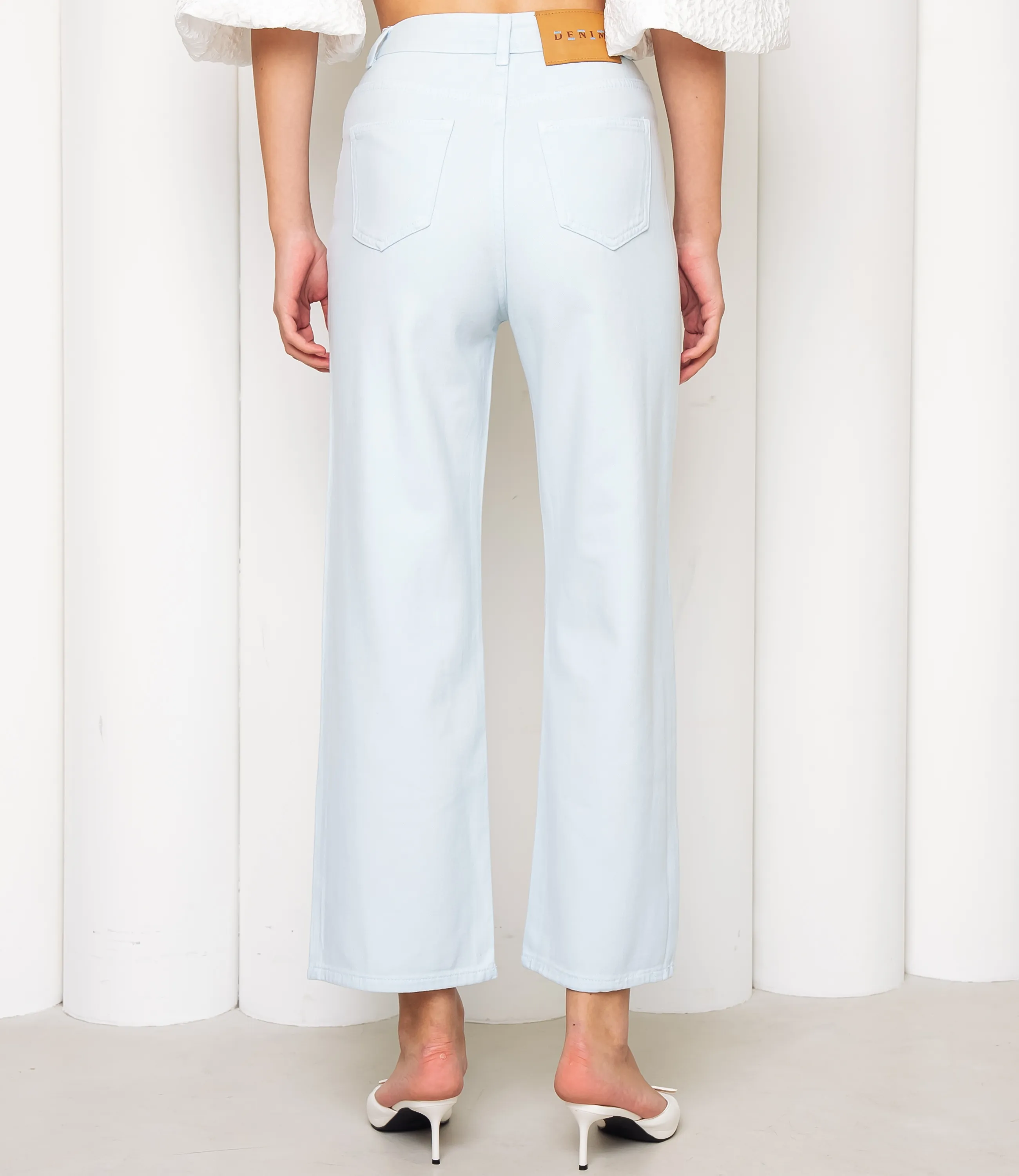 Джинсы #КТ9610, светло-голубой - фото 4