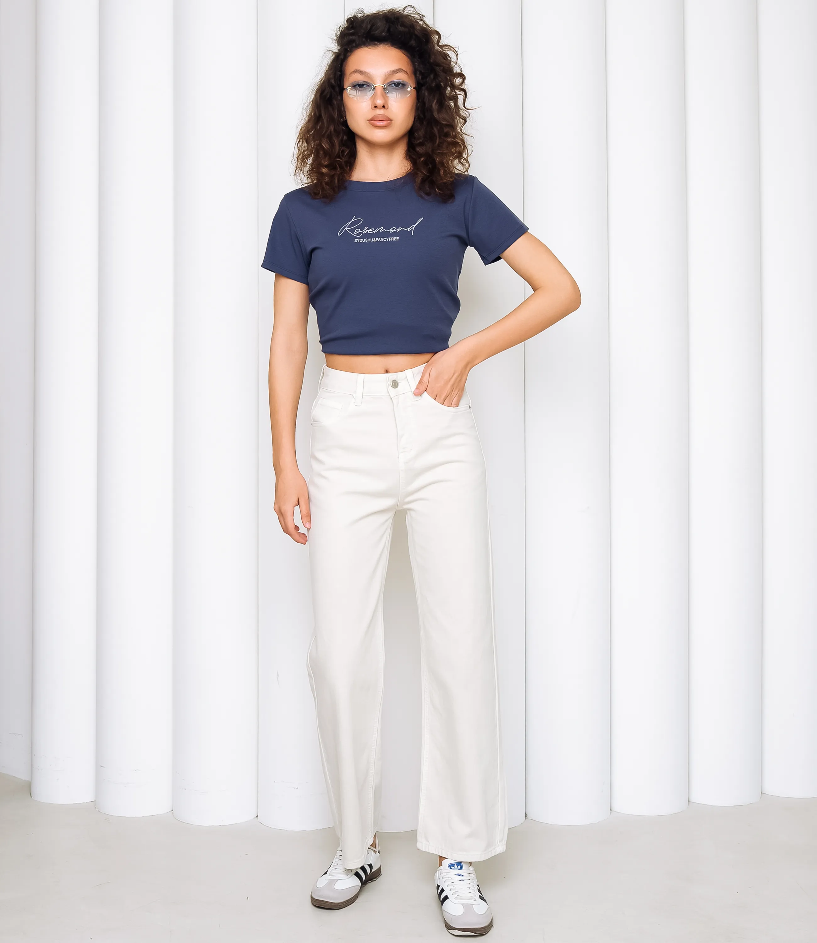 Джинсы #КТ9610, светло-бежевый - фото 1