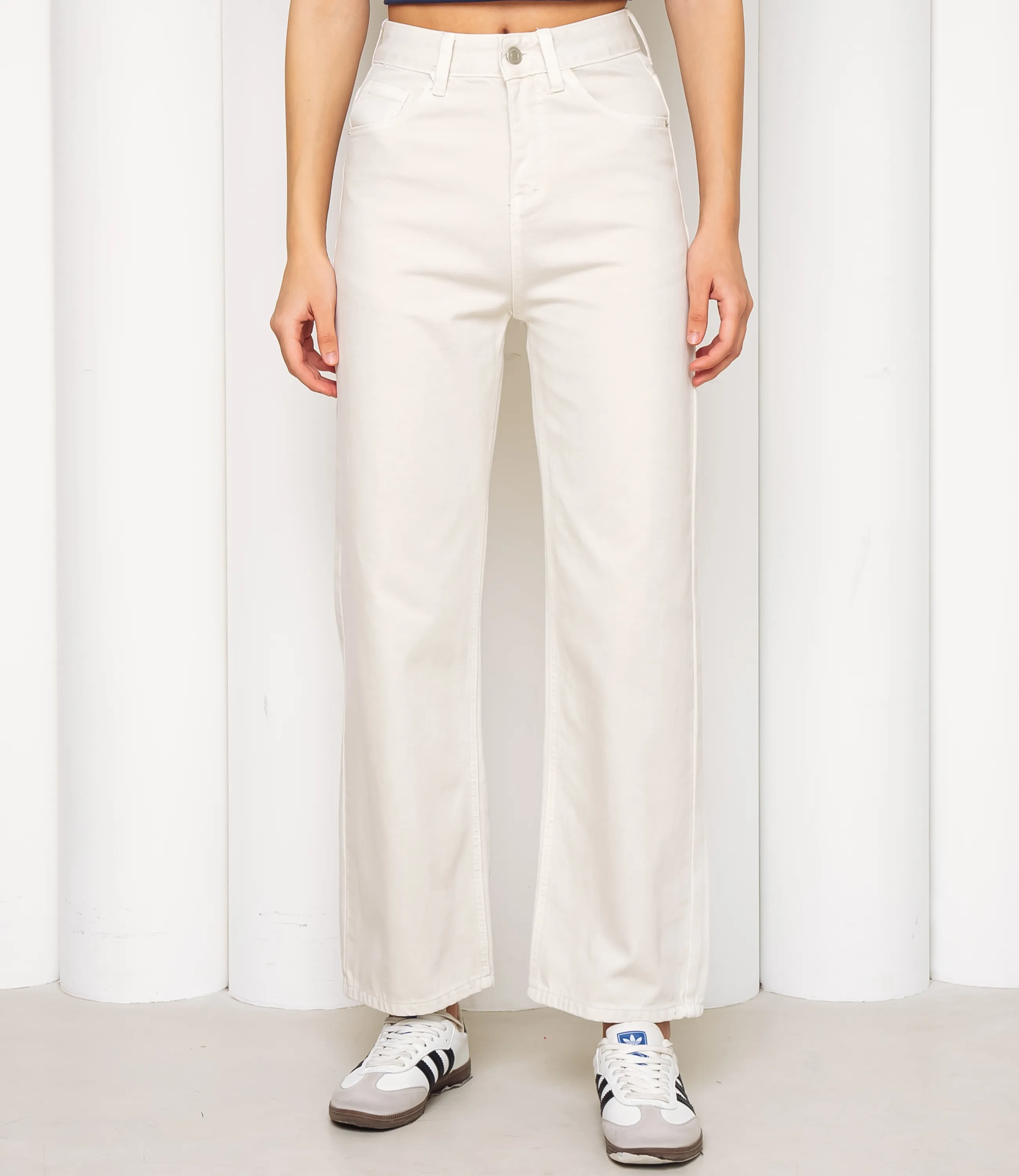 Джинсы #КТ9610, светло-бежевый - фото 2