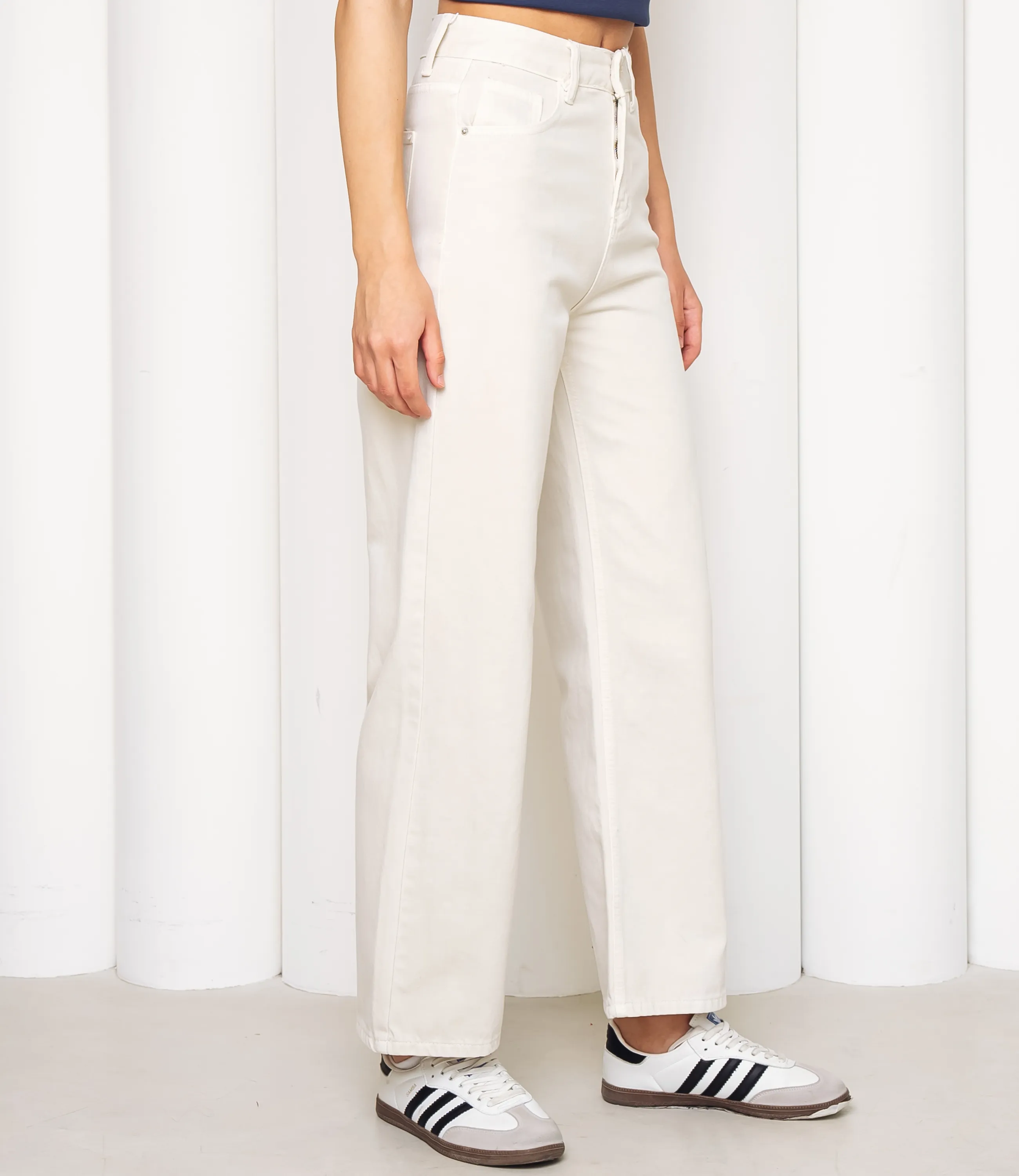 Джинсы #КТ9610, светло-бежевый - фото 3