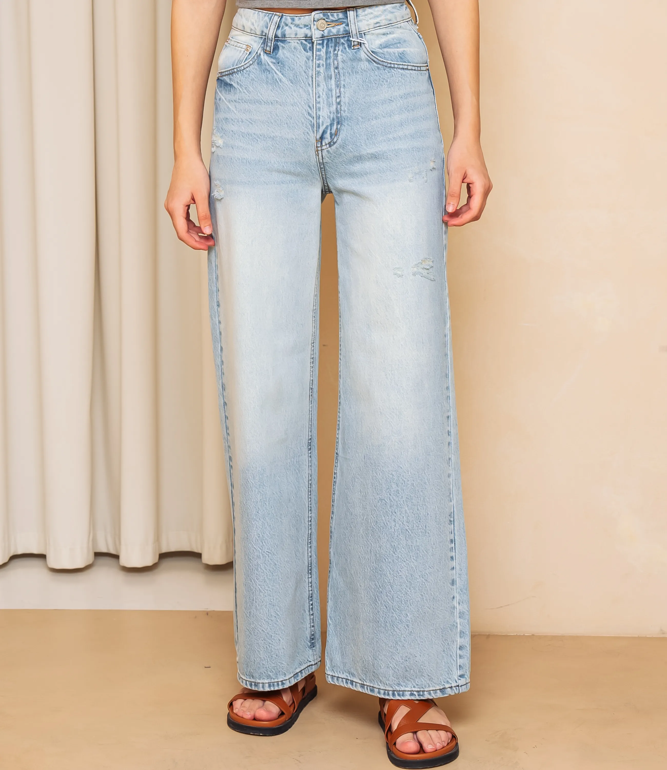 Джинсы #КТ1616 (1), голубой - фото 2